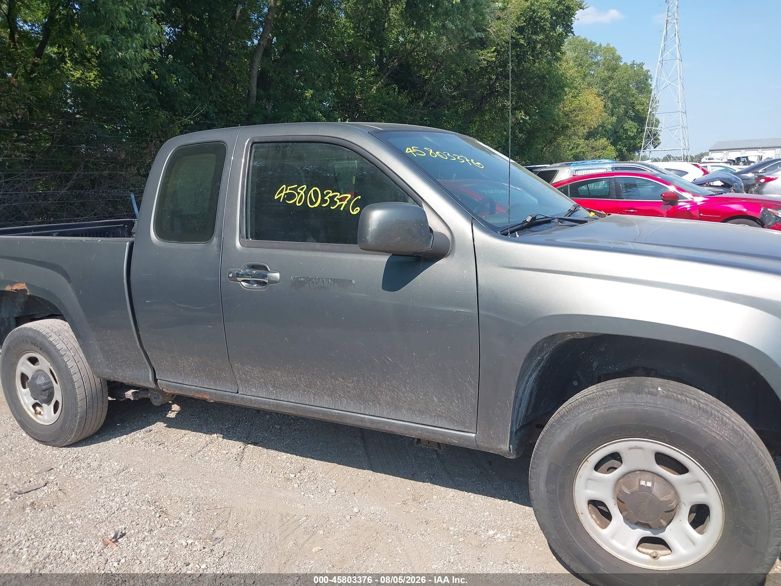 2011 Chevrolet Colorado Work Truck Gray vin: 1GCJTBFE9B8132009
