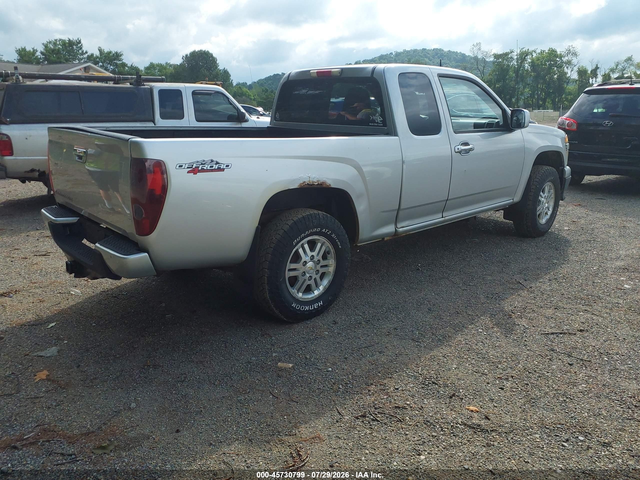 2010 Chevrolet Colorado 1lt Silver vin: 1GCJTCD90A8108076