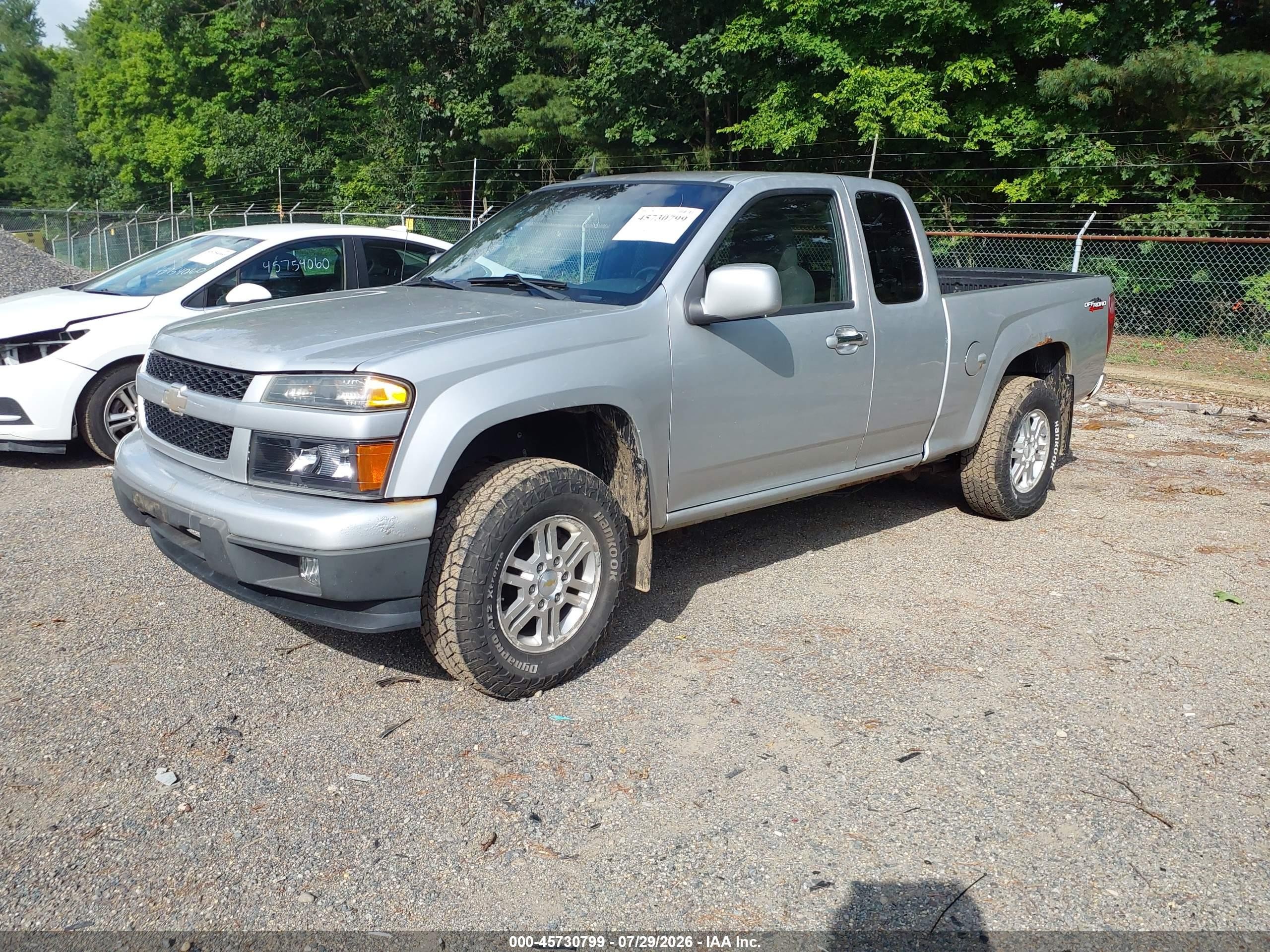 2010 Chevrolet Colorado 1lt Silver vin: 1GCJTCD90A8108076