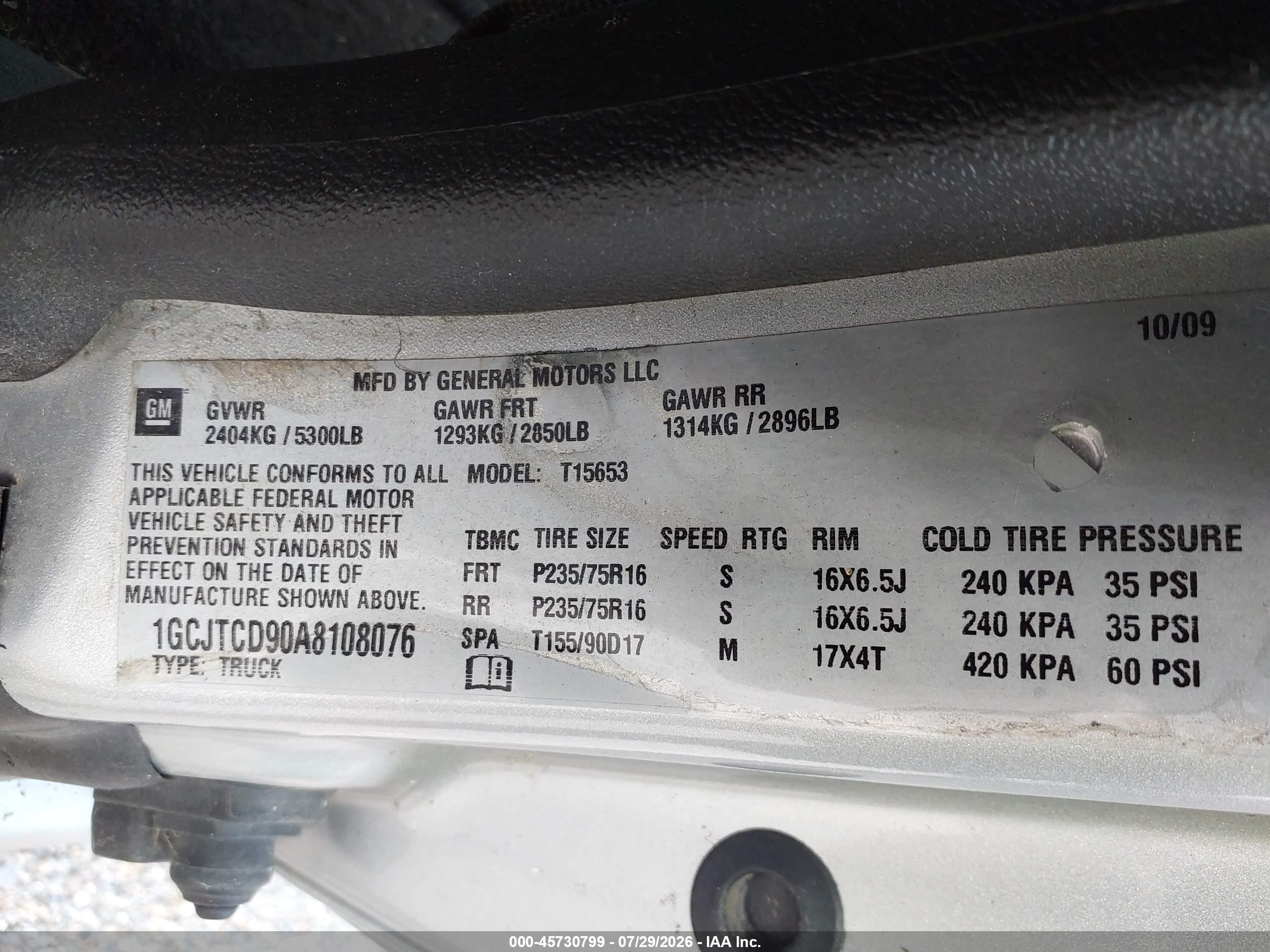 2010 Chevrolet Colorado 1lt Silver vin: 1GCJTCD90A8108076