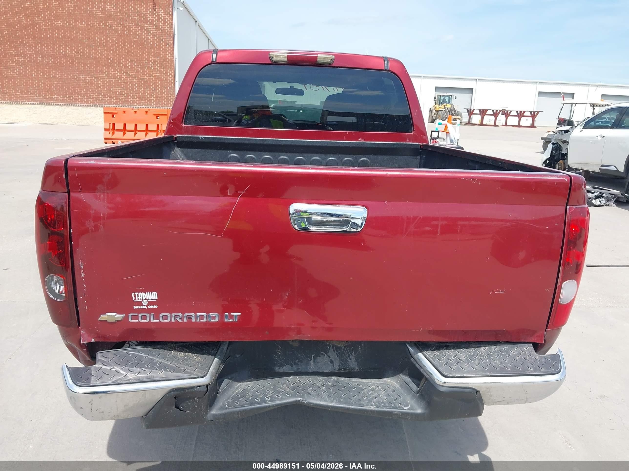 2010 Chevrolet Colorado 1lt Бордовый vin: 1GCJTCDE6A8101467