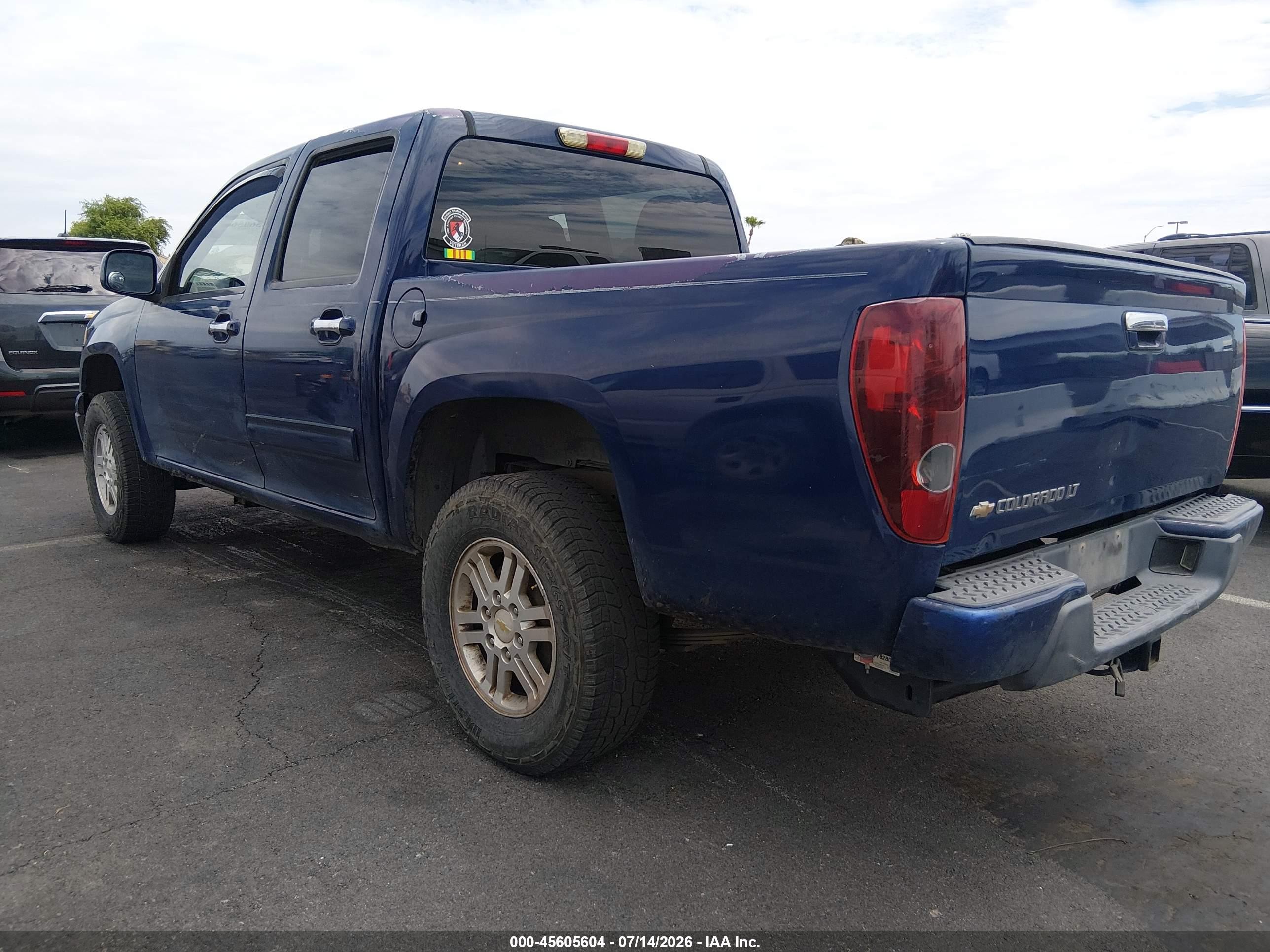 2010 Chevrolet Colorado Lt Синий vin: 1GCJTCDE9A8101558