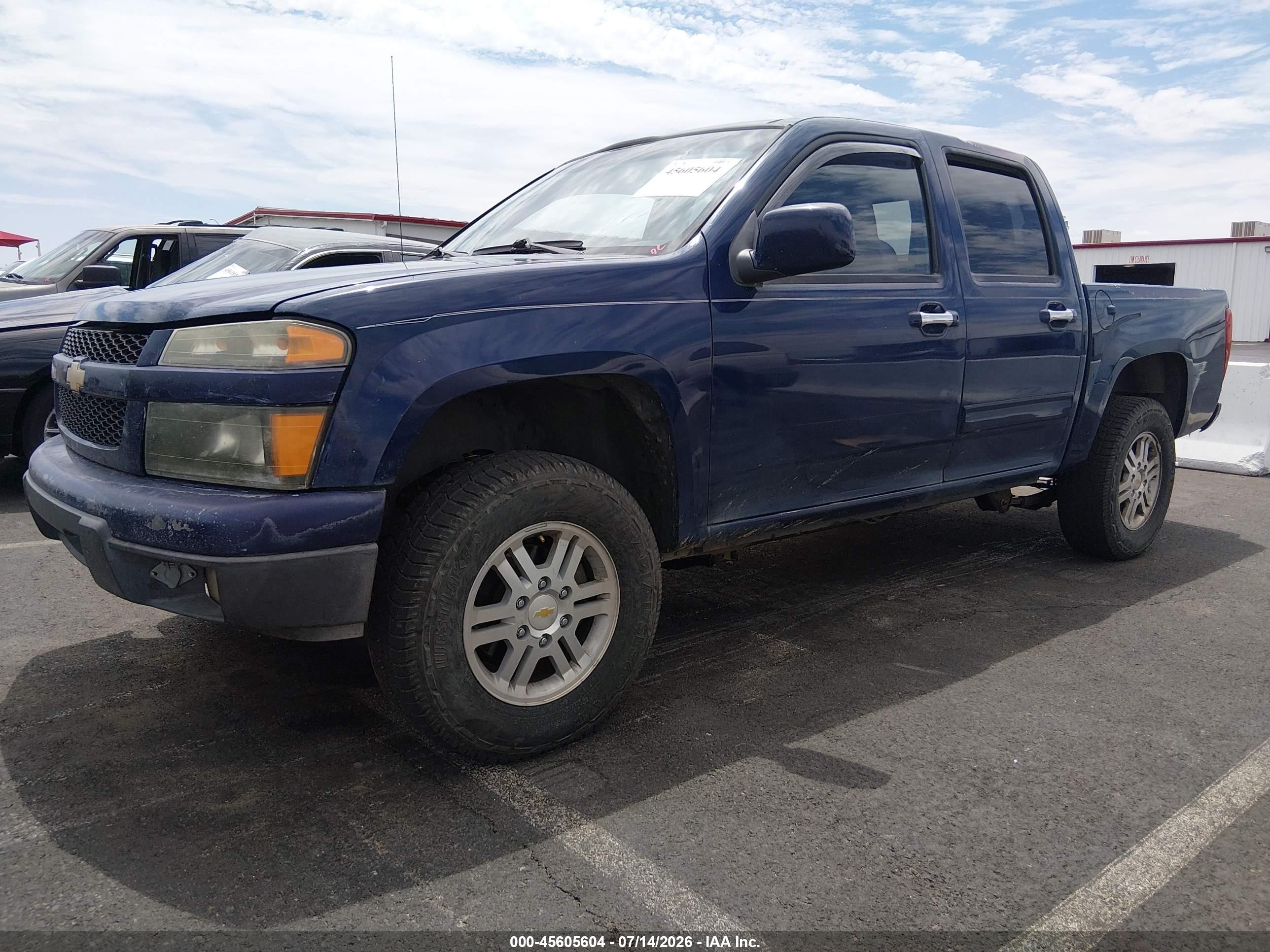 2010 Chevrolet Colorado Lt Синий vin: 1GCJTCDE9A8101558