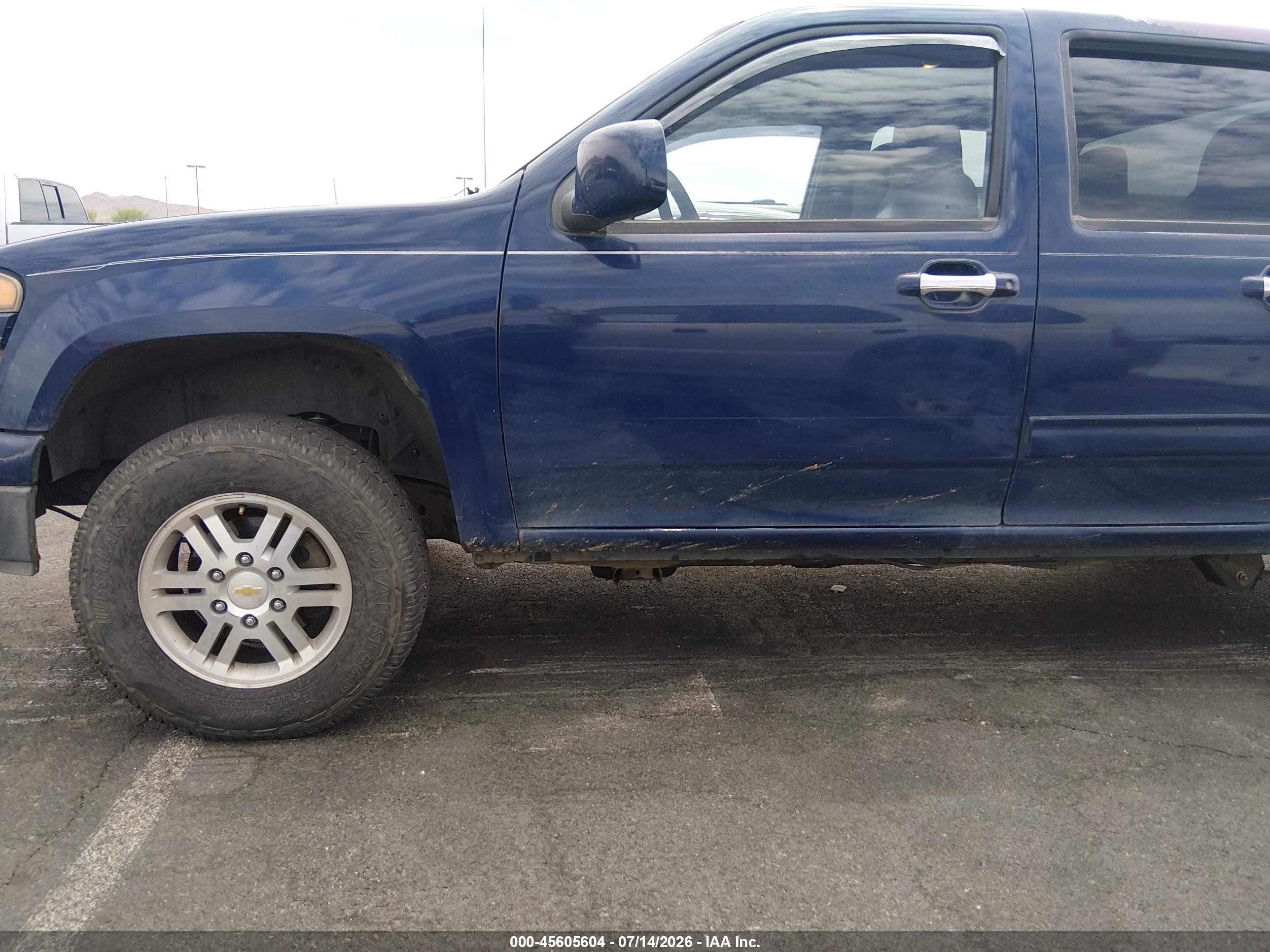 2010 Chevrolet Colorado Lt Синий vin: 1GCJTCDE9A8101558