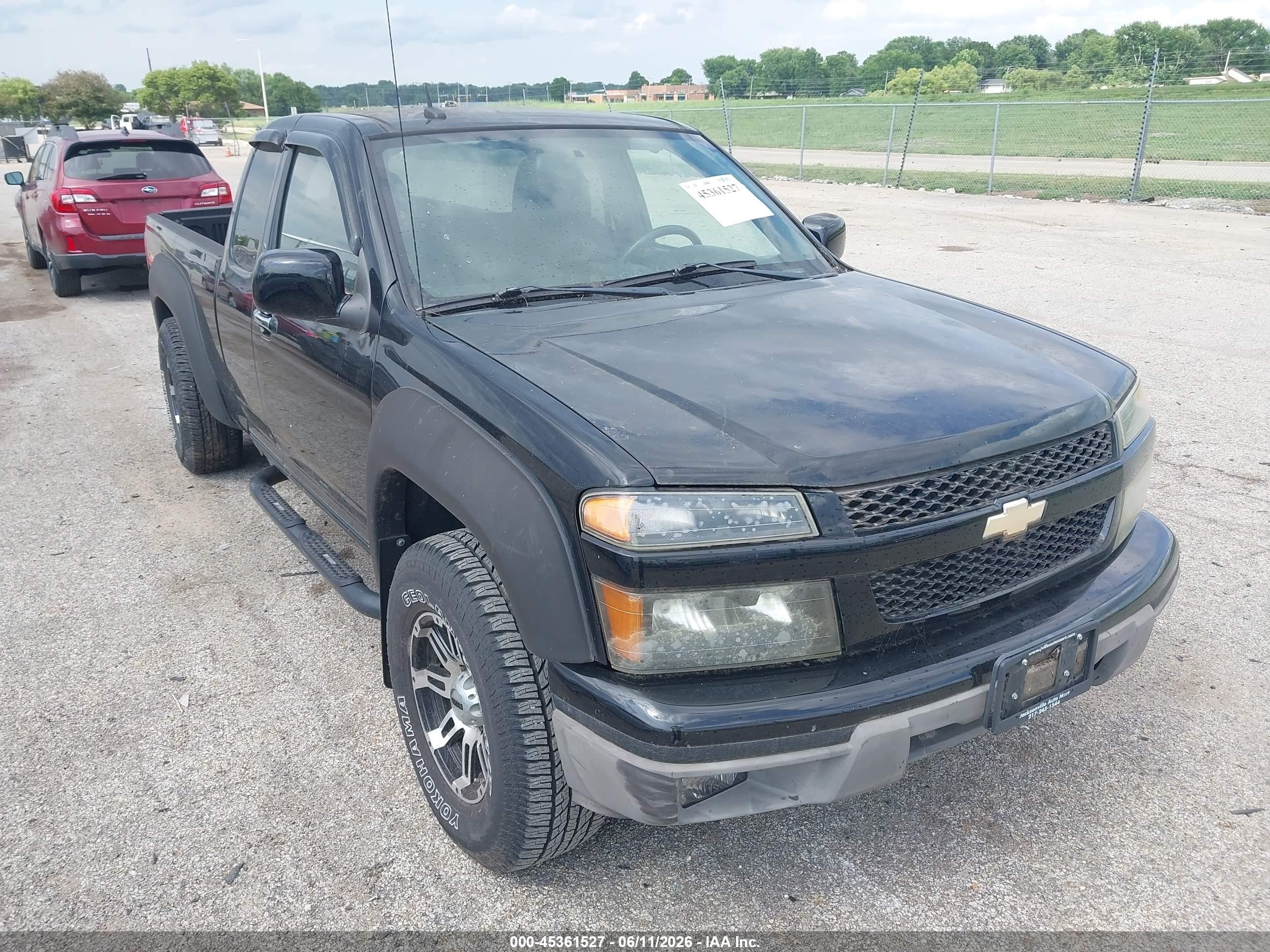 2011 Chevrolet Colorado 1lt Black vin: 1GCJTCF96B8107089