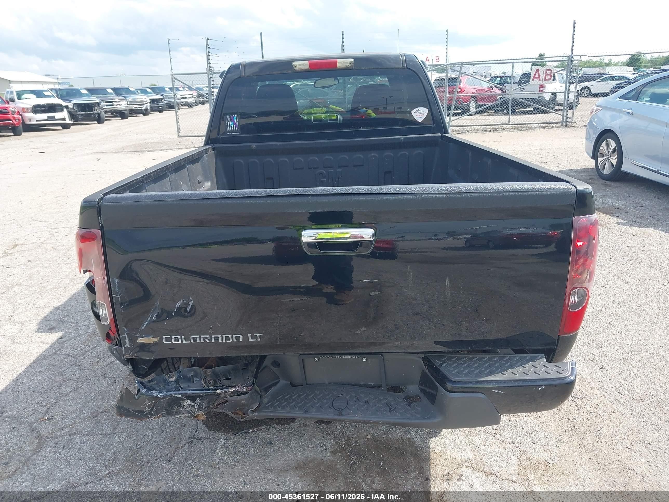 2011 Chevrolet Colorado 1lt Black vin: 1GCJTCF96B8107089
