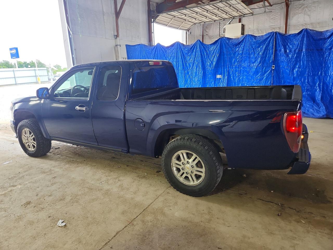 2012 Chevrolet Colorado Lt Blue vin: 1GCJTCF96C8130406