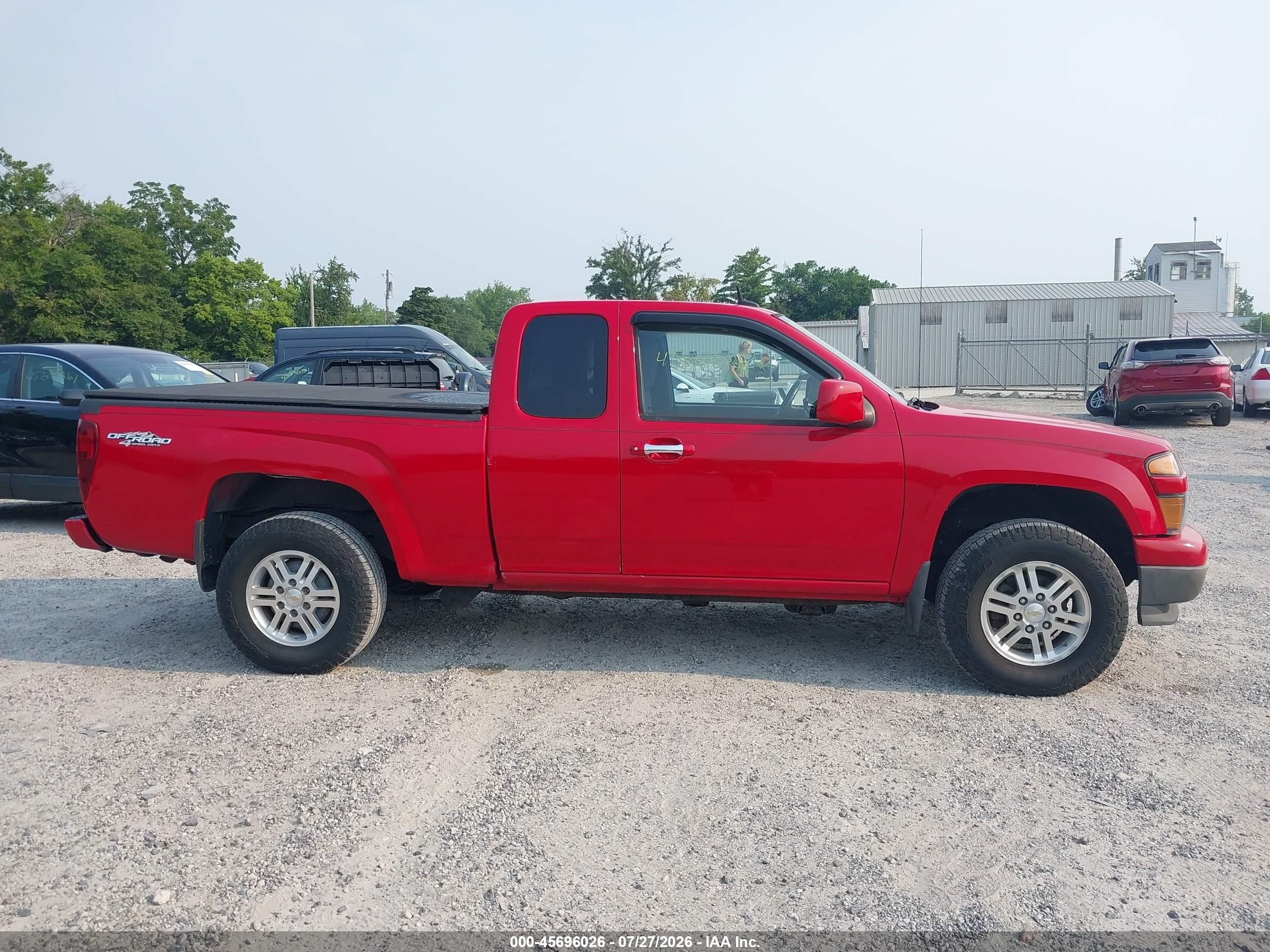 2012 Chevrolet Colorado Lt W/1lt Red vin: 1GCJTCF96C8141406