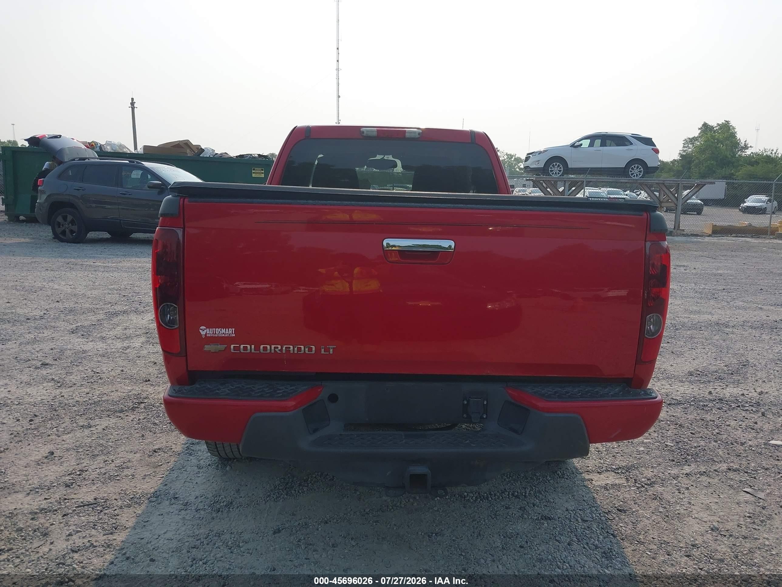 2012 Chevrolet Colorado Lt W/1lt Red vin: 1GCJTCF96C8141406