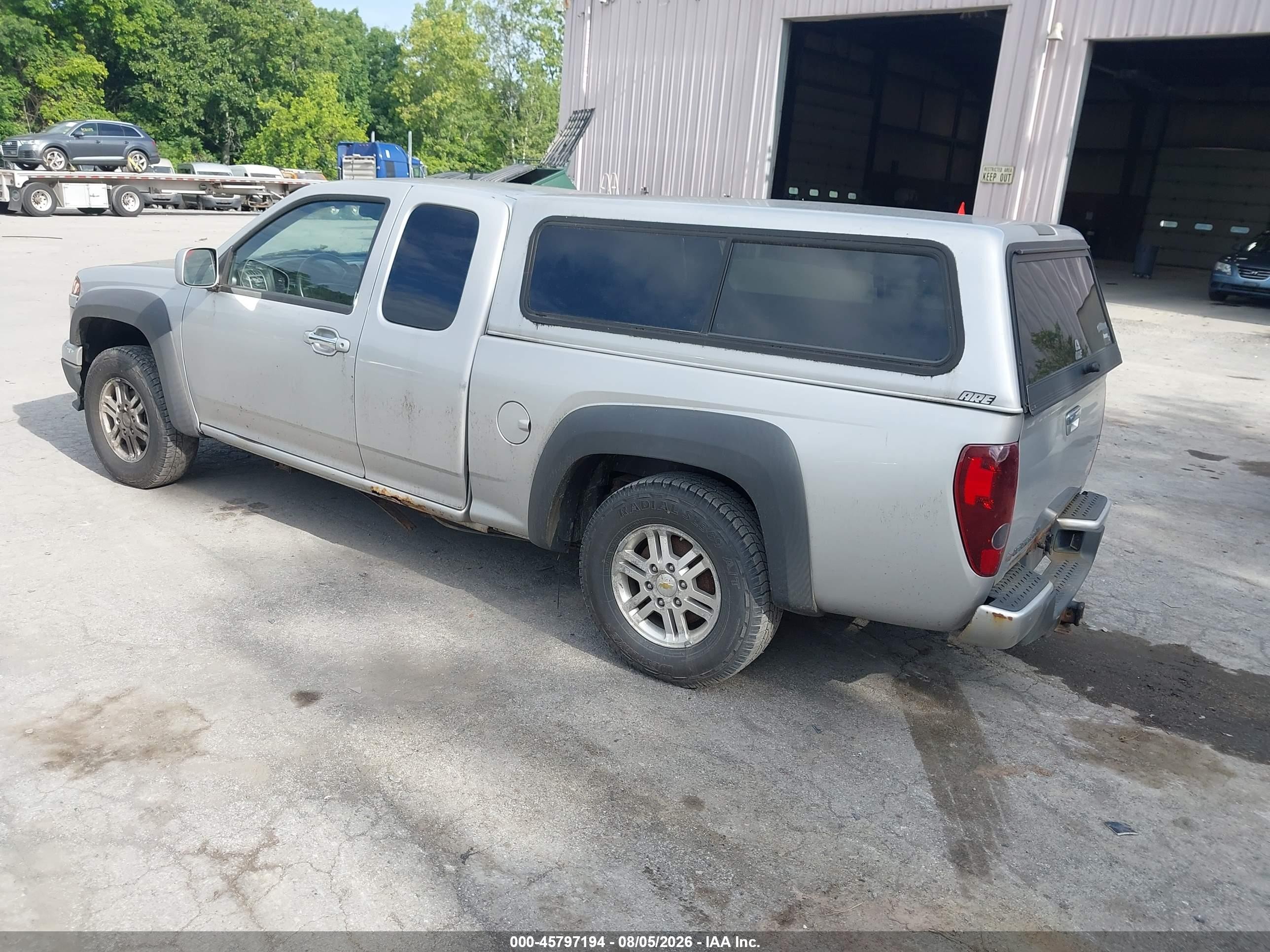 2012 Chevrolet Colorado Lt W/1lt Gray vin: 1GCJTCFE0C8165181