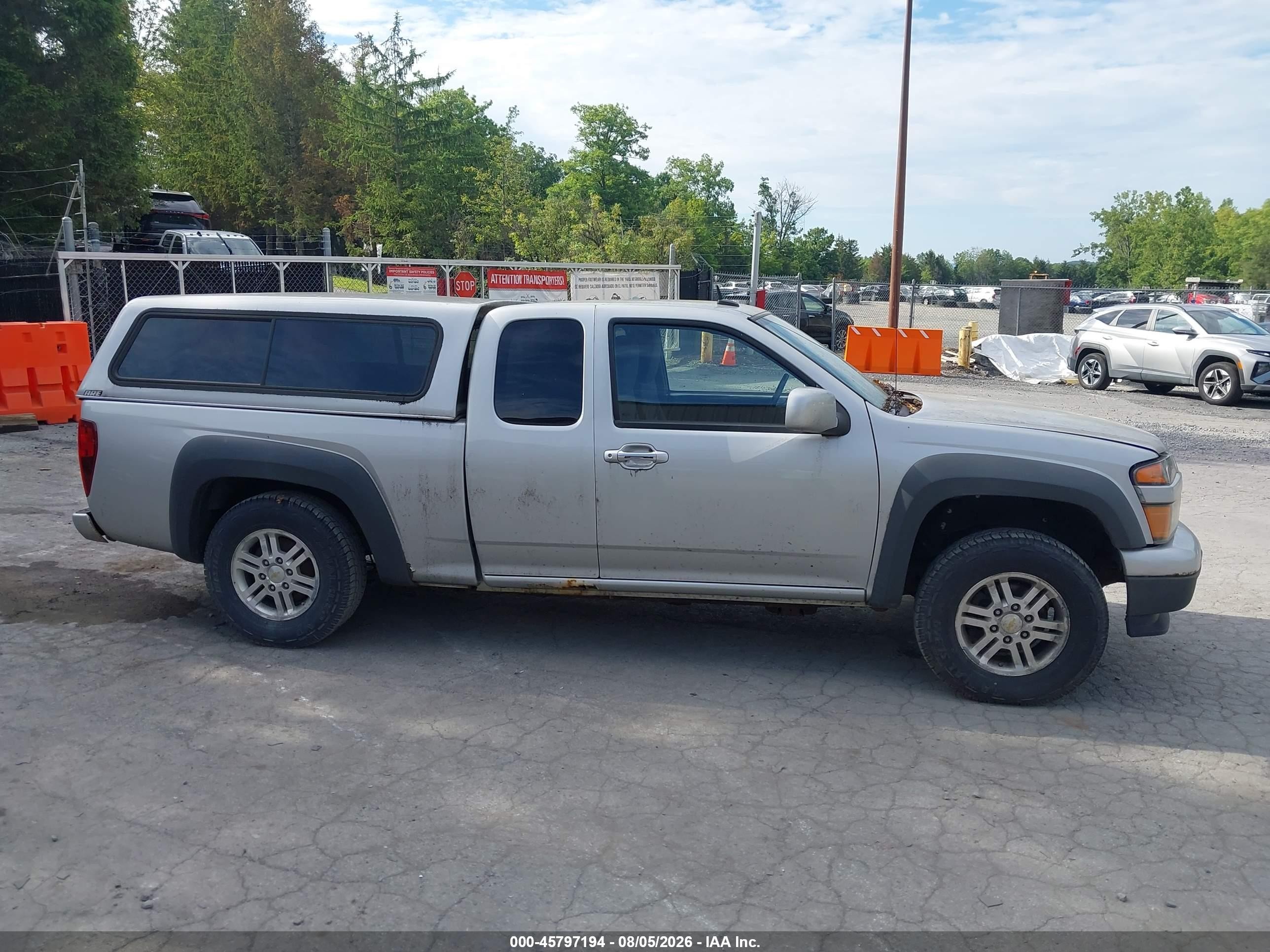 2012 Chevrolet Colorado Lt W/1lt Gray vin: 1GCJTCFE0C8165181