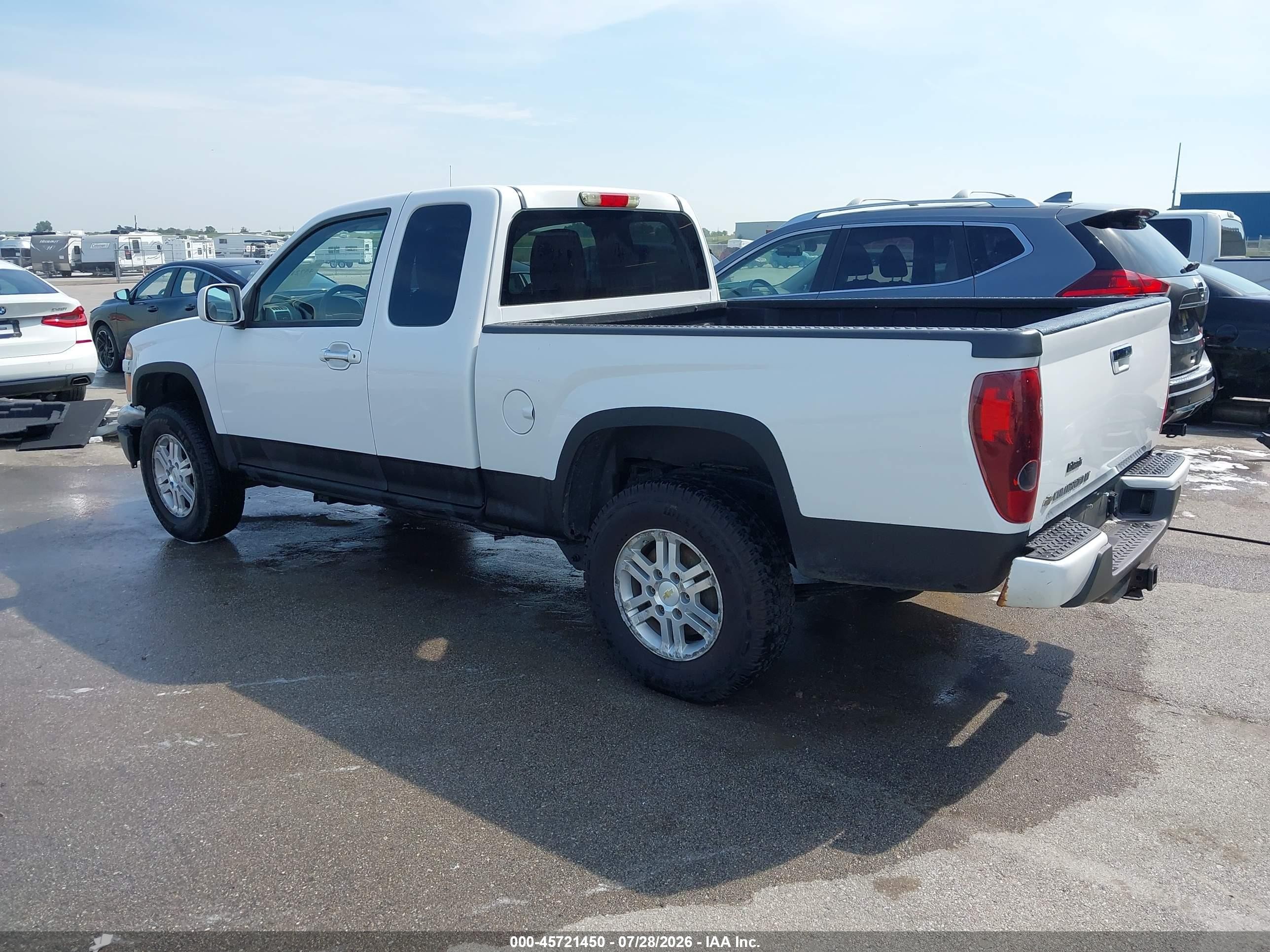 2012 Chevrolet Colorado Lt W/1lt White vin: 1GCJTCFE1C8137955