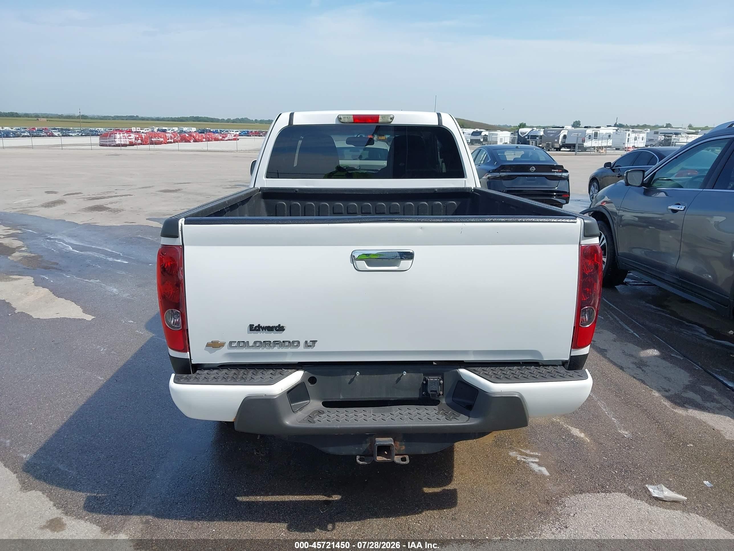 2012 Chevrolet Colorado Lt W/1lt White vin: 1GCJTCFE1C8137955