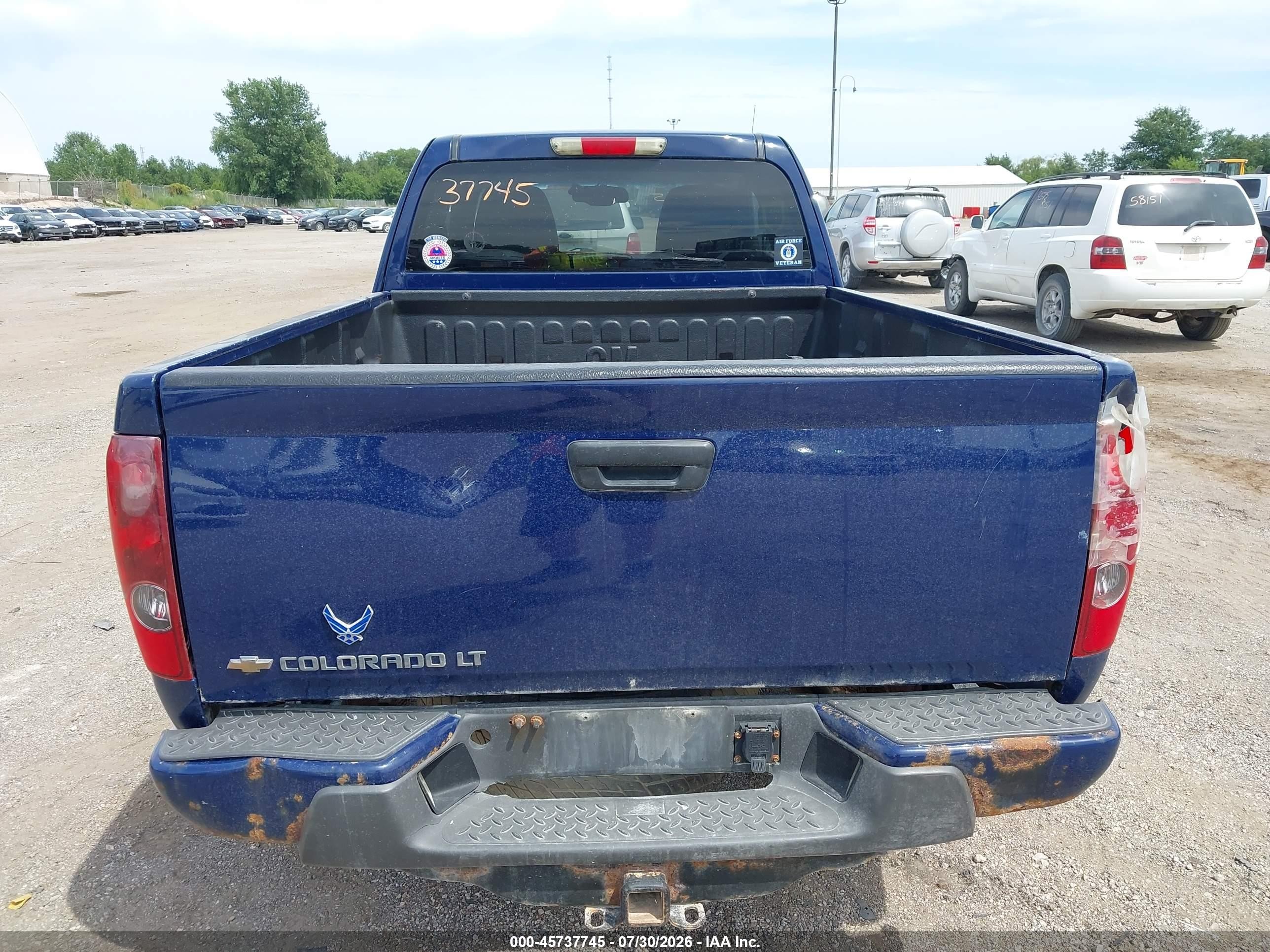 2012 Chevrolet Colorado Lt W/1lt Blue vin: 1GCJTCFE3C8112491