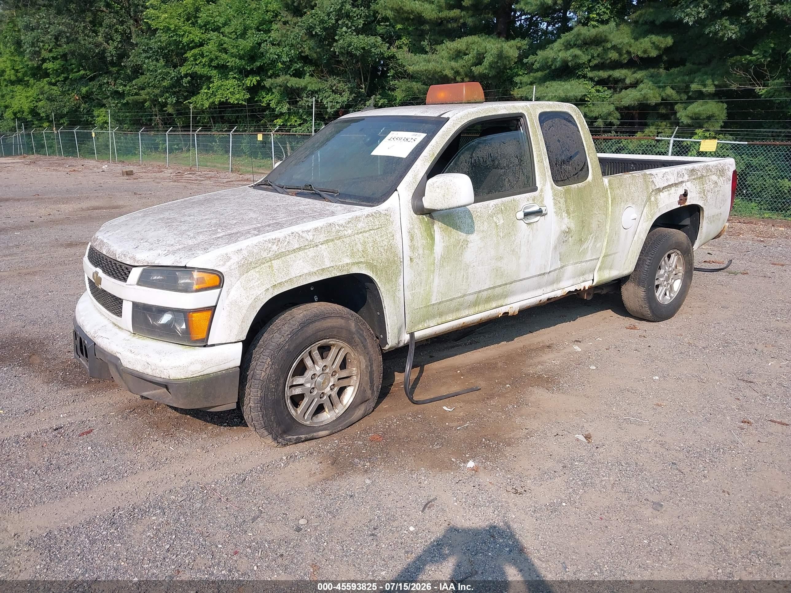 2012 Chevrolet Colorado Lt W/1lt White vin: 1GCJTCFE4C8167905