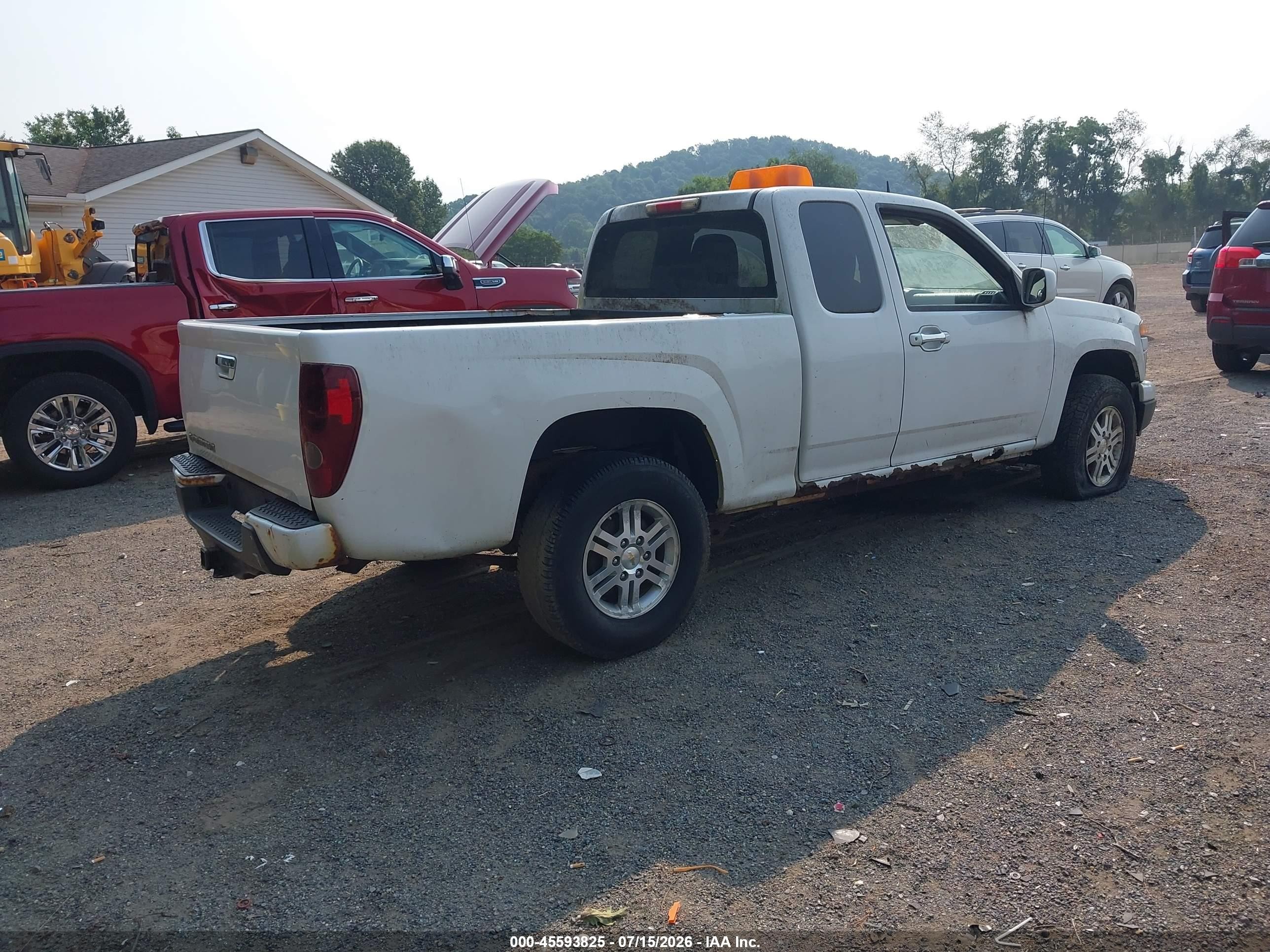 2012 Chevrolet Colorado Lt W/1lt White vin: 1GCJTCFE4C8167905