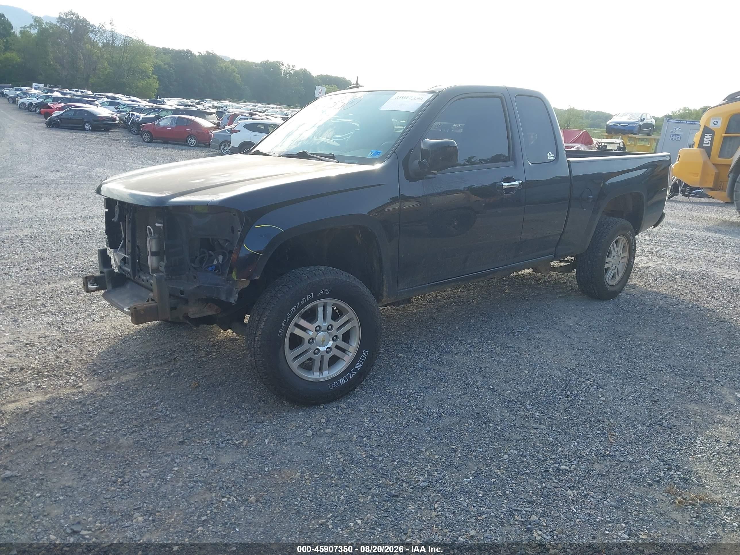 2011 Chevrolet Colorado 1lt Black vin: 1GCJTCFE6B8131356