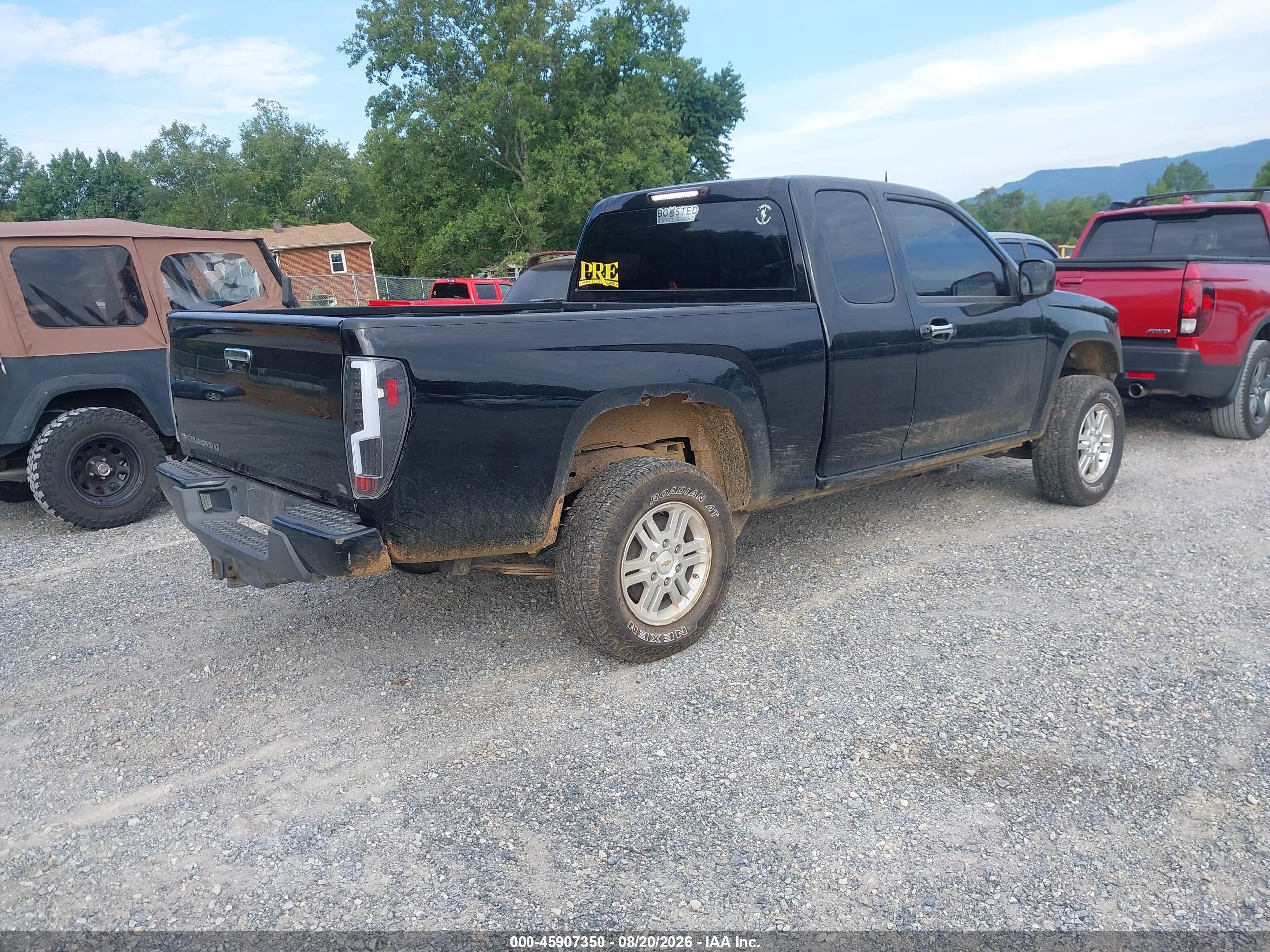 2011 Chevrolet Colorado 1lt Black vin: 1GCJTCFE6B8131356