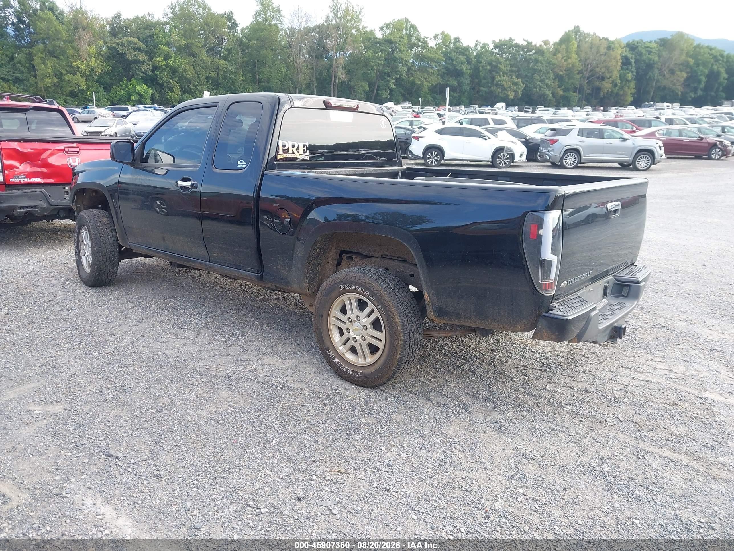 2011 Chevrolet Colorado 1lt Black vin: 1GCJTCFE6B8131356