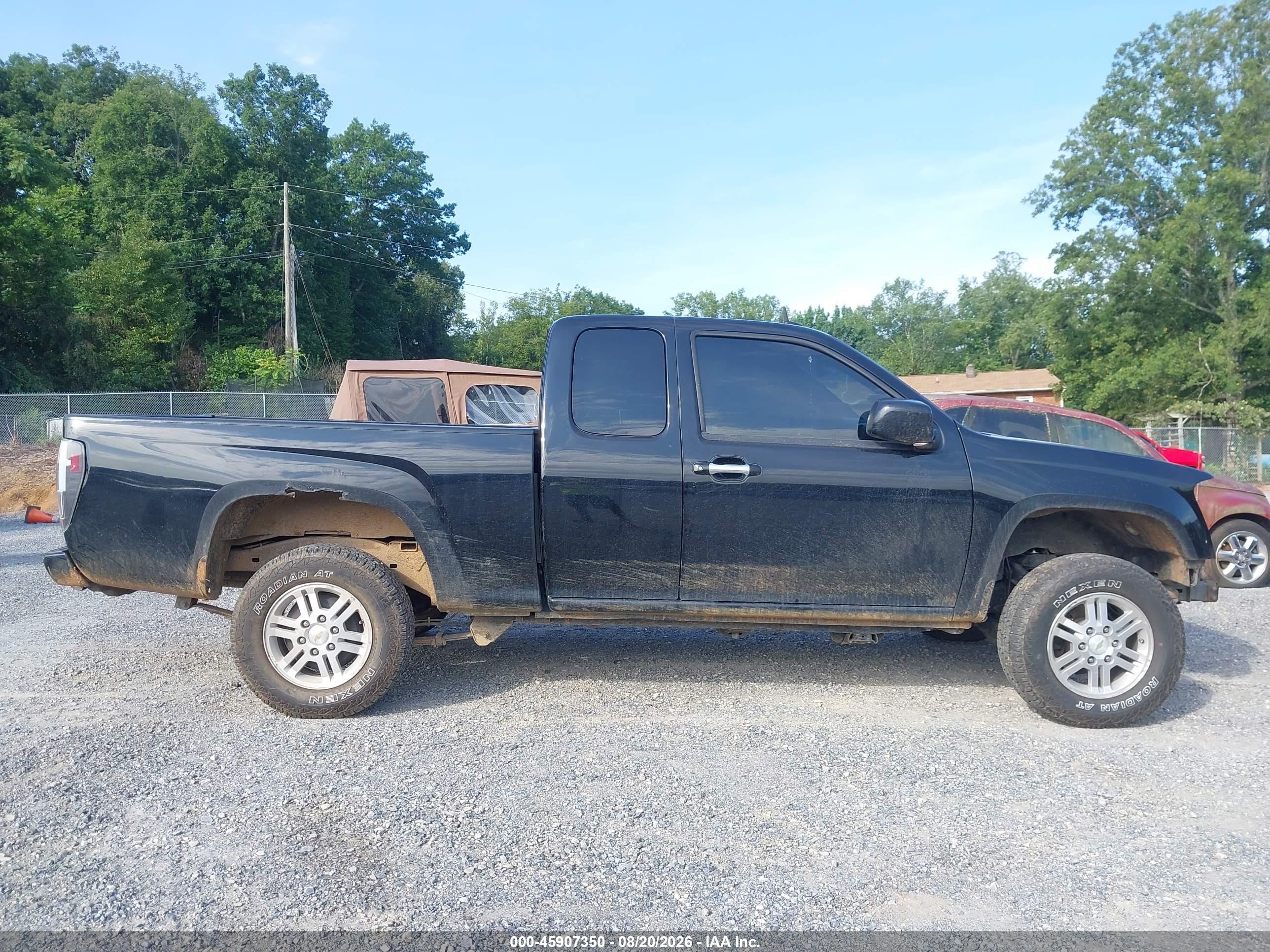 2011 Chevrolet Colorado 1lt Black vin: 1GCJTCFE6B8131356