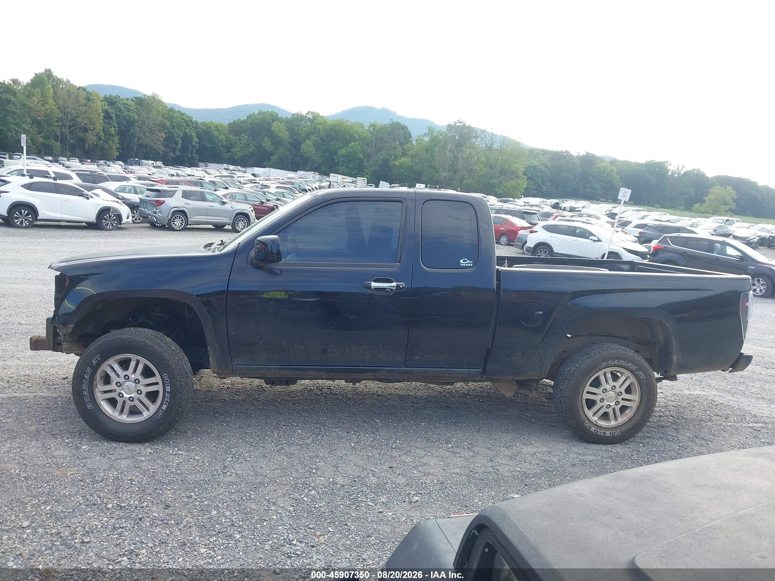 2011 Chevrolet Colorado 1lt Black vin: 1GCJTCFE6B8131356
