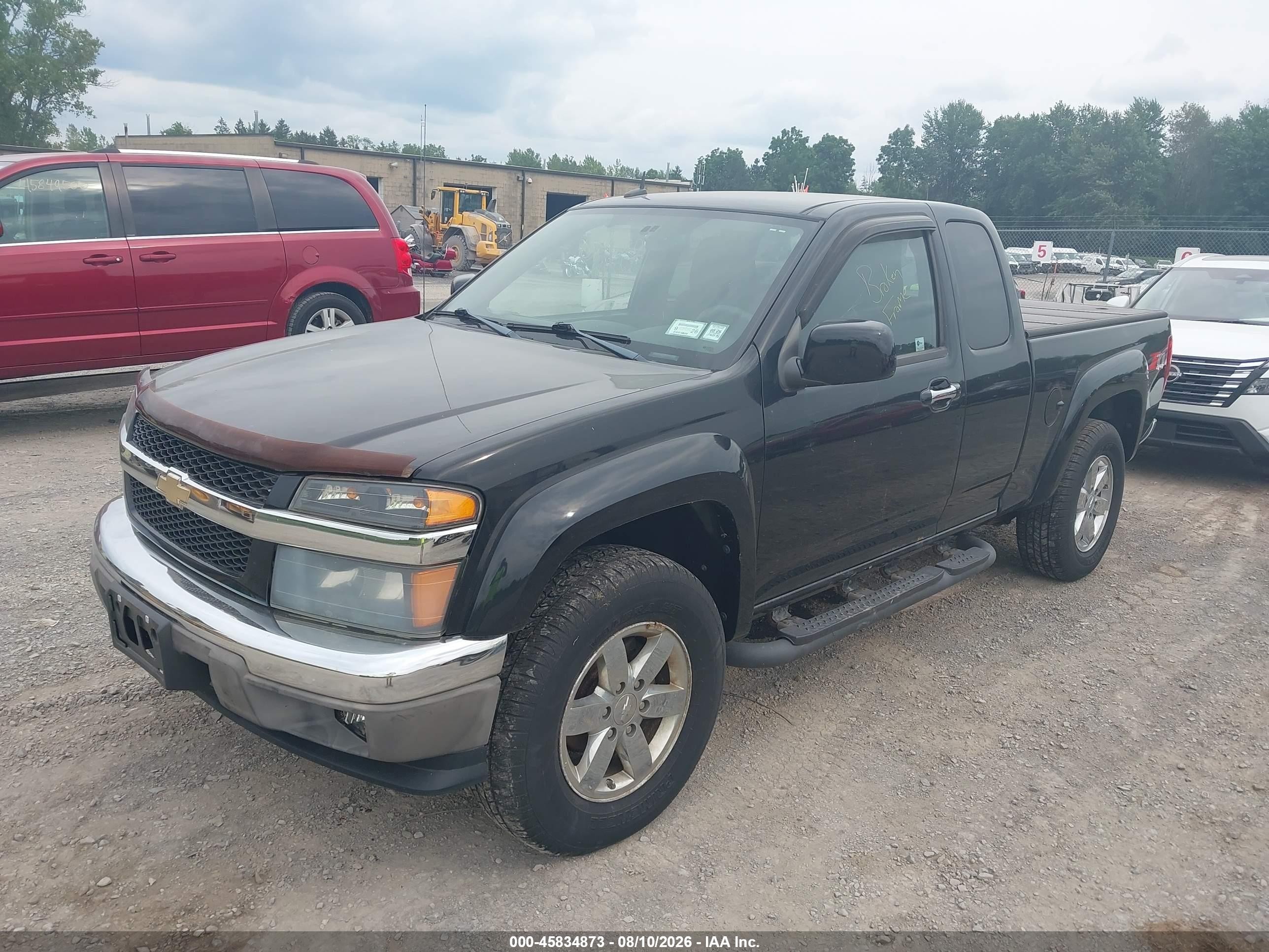 2011 Chevrolet Colorado 2lt Black vin: 1GCJTDFE5B8104025
