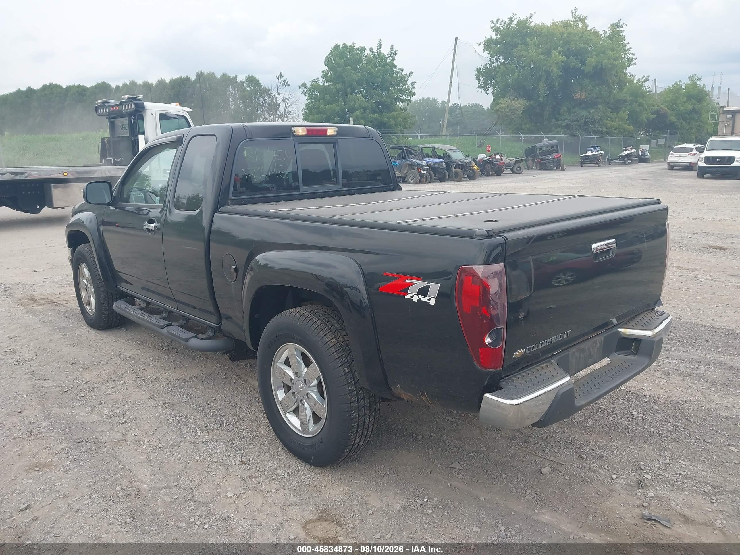 2011 Chevrolet Colorado 2lt Black vin: 1GCJTDFE5B8104025