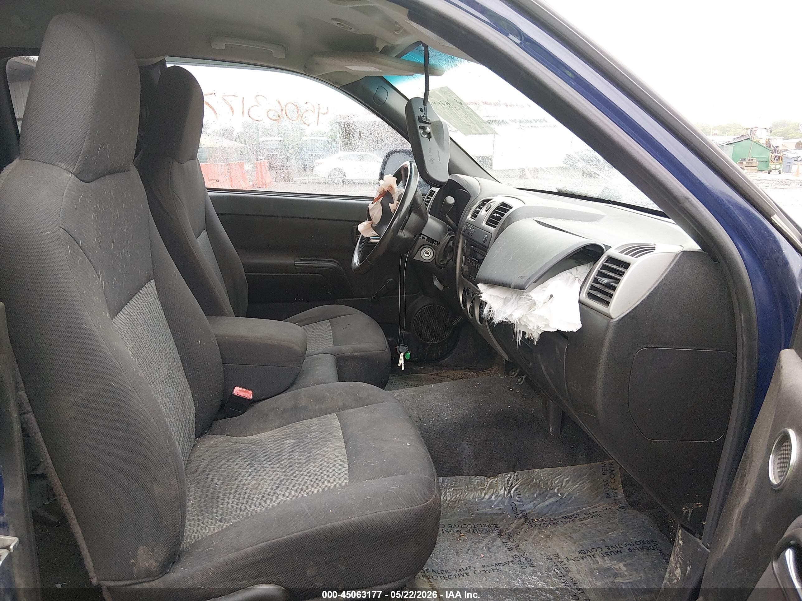 2010 Chevrolet Colorado 1lt Blue vin: 1GCKTCD92A8137406