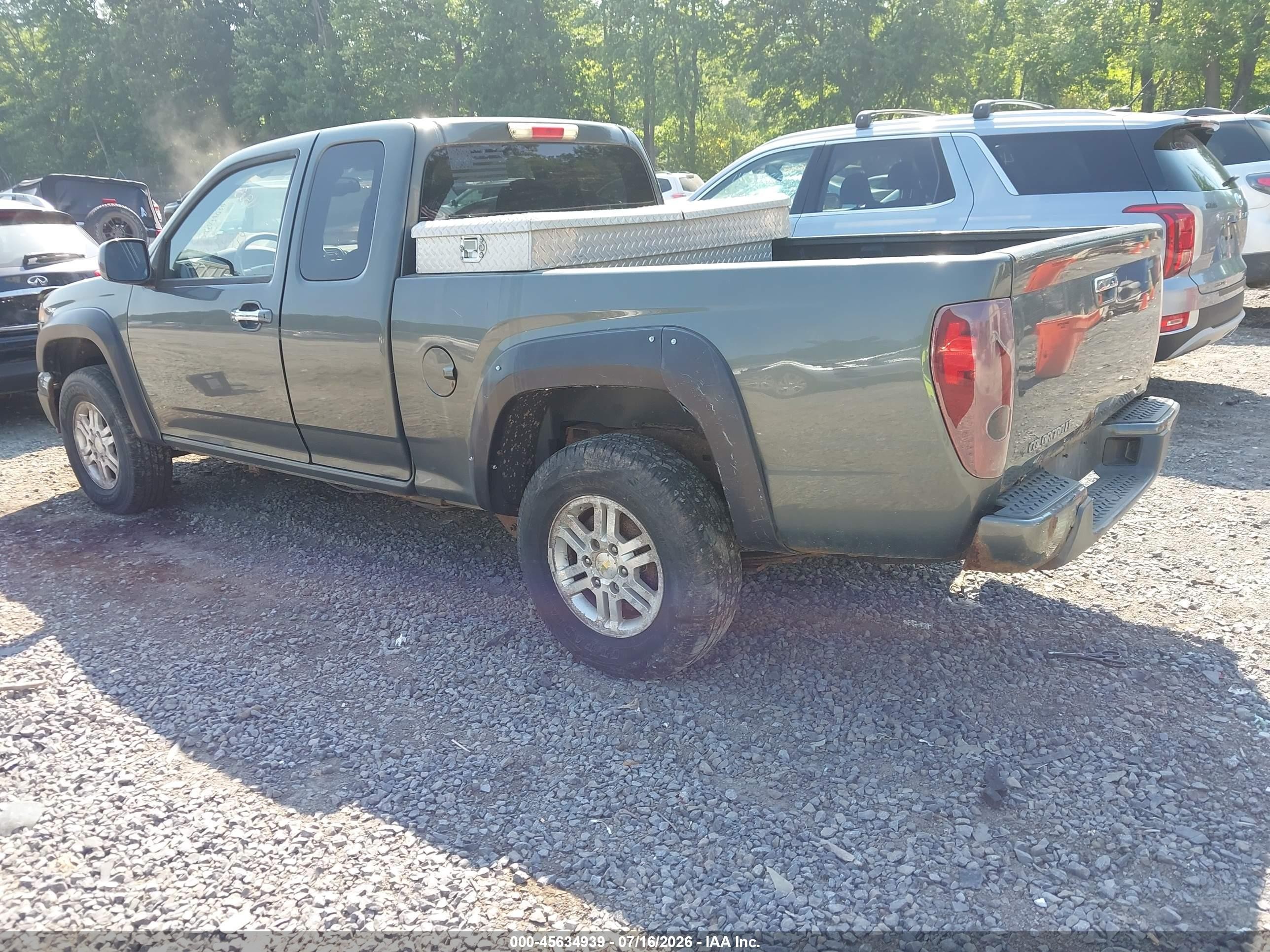 2010 Chevrolet Colorado 1lt Gray vin: 1GCKTCD92A8143478
