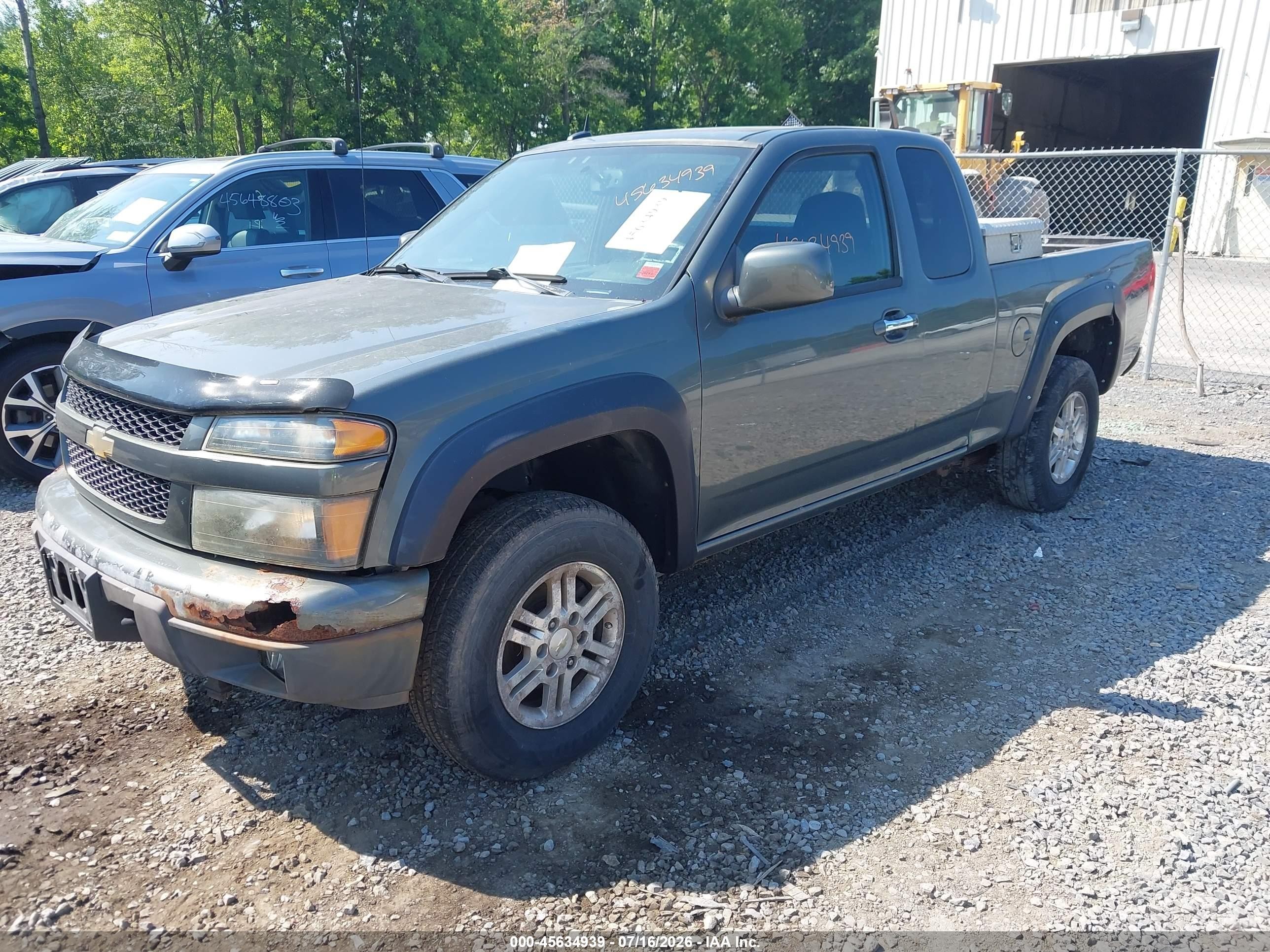 2010 Chevrolet Colorado 1lt Gray vin: 1GCKTCD92A8143478