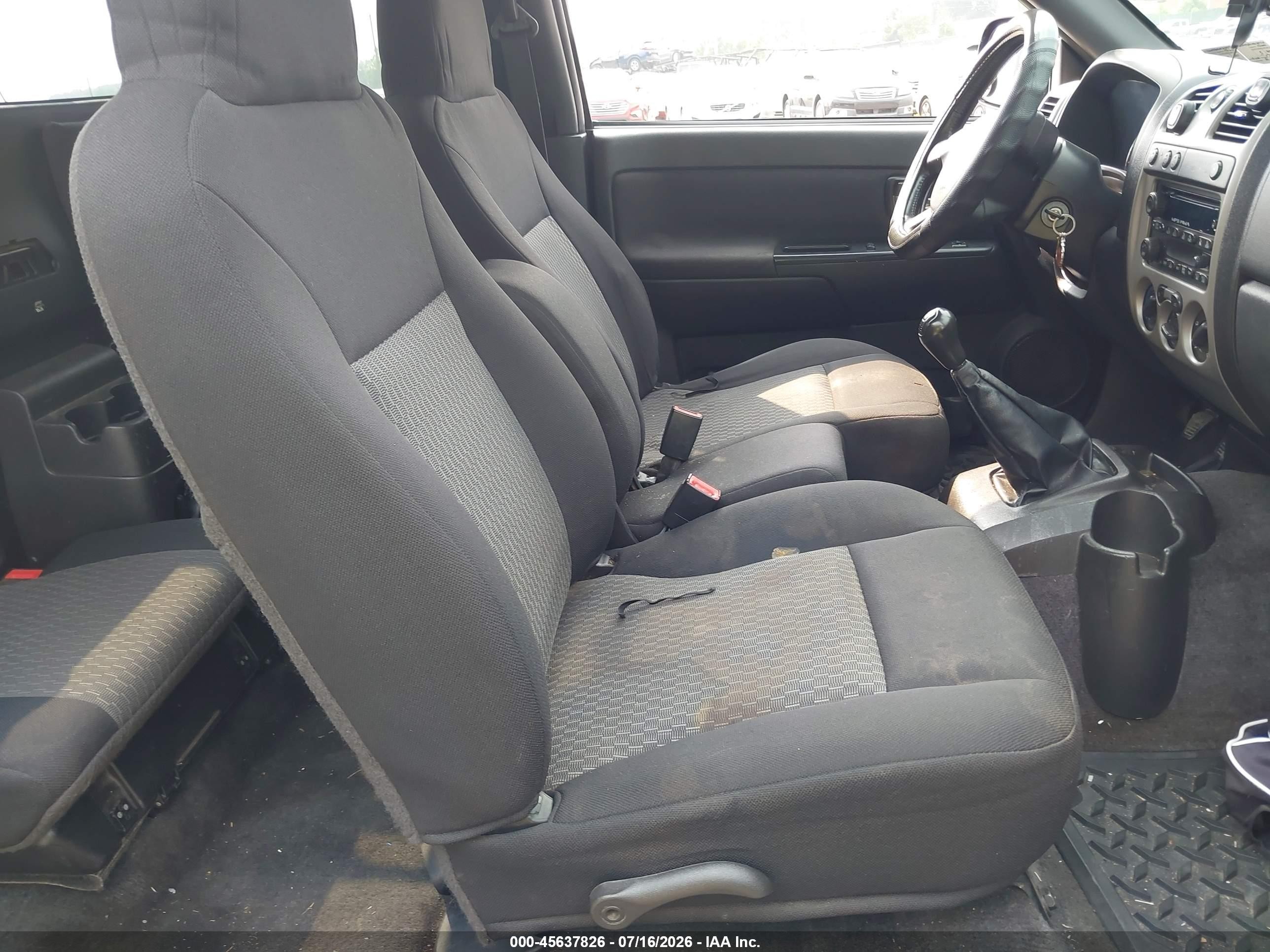 2010 Chevrolet Colorado 1lt Black vin: 1GCKTCD94A8129775