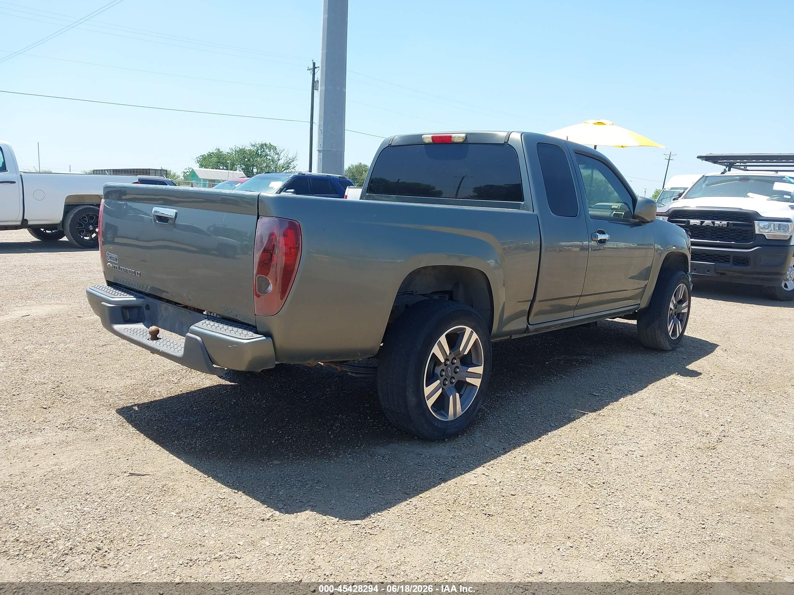 2010 Chevrolet Colorado 1lt Gray vin: 1GCKTCDE4A8129790