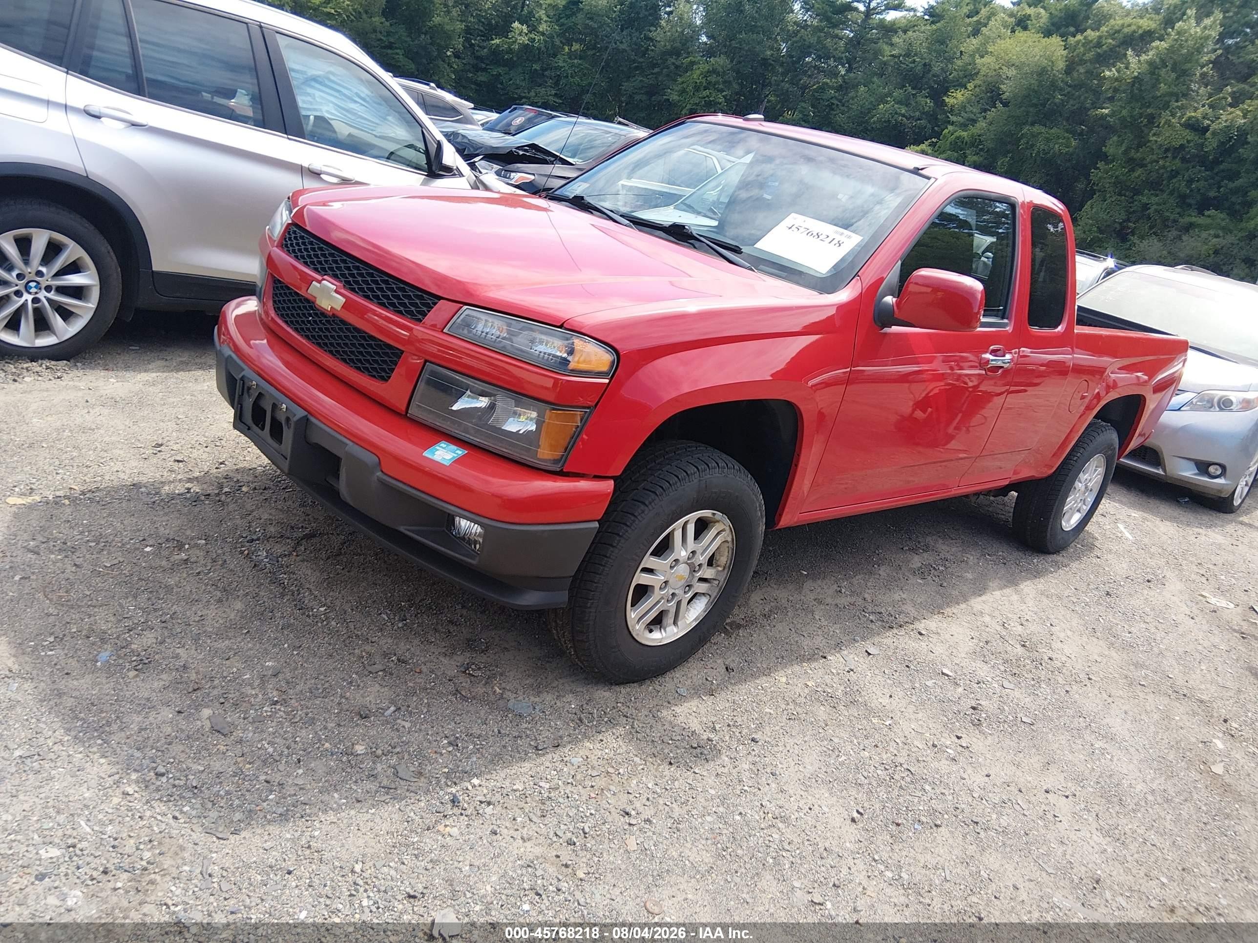 2010 Chevrolet Colorado 1lt Red vin: 1GCKTCDE4A8148355