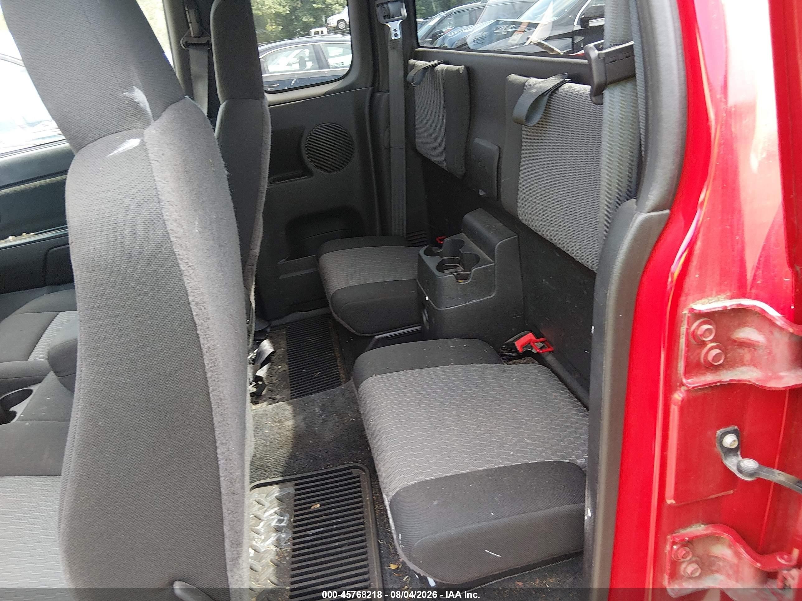 2010 Chevrolet Colorado 1lt Red vin: 1GCKTCDE4A8148355