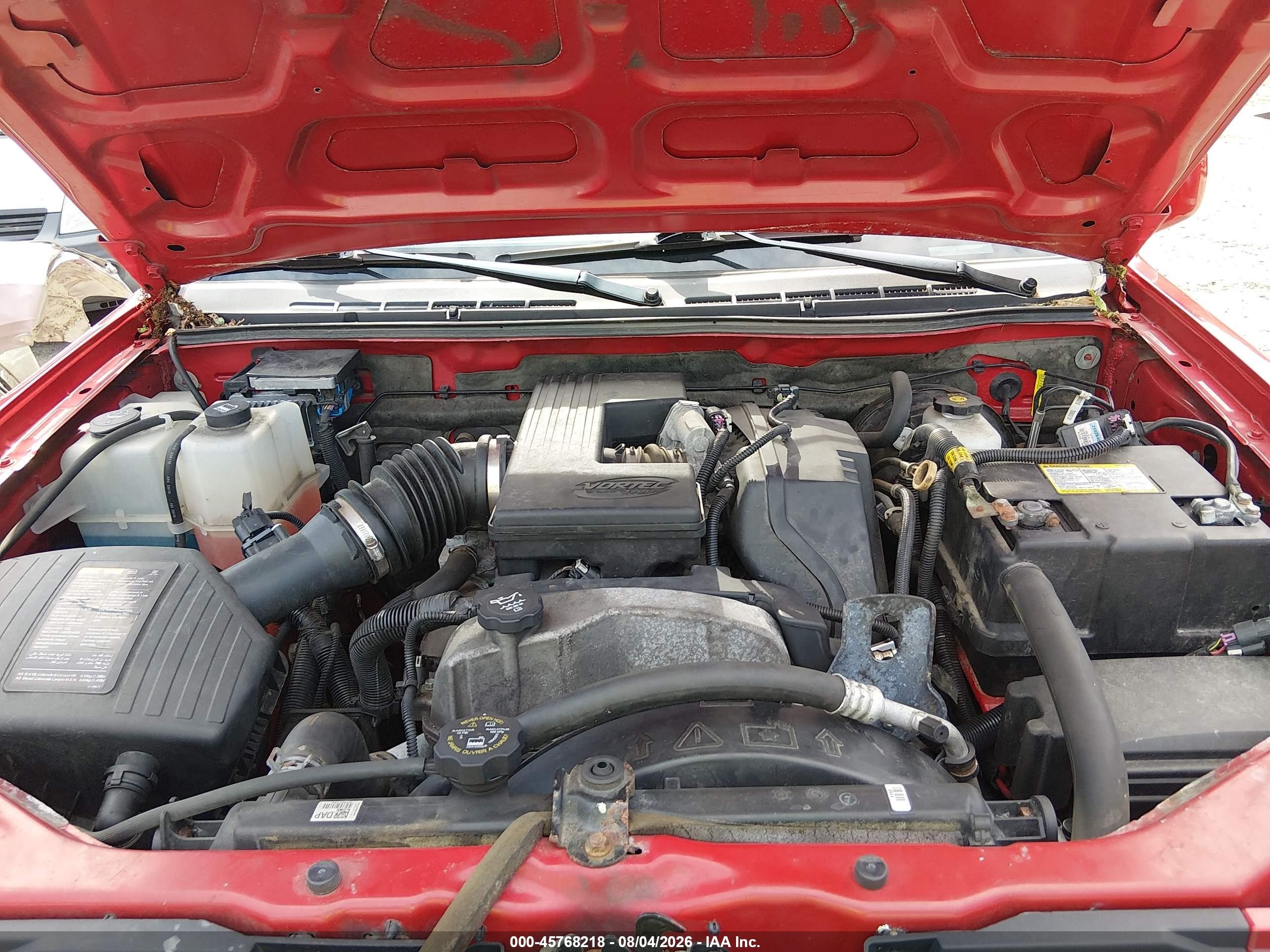 2010 Chevrolet Colorado 1lt Red vin: 1GCKTCDE4A8148355