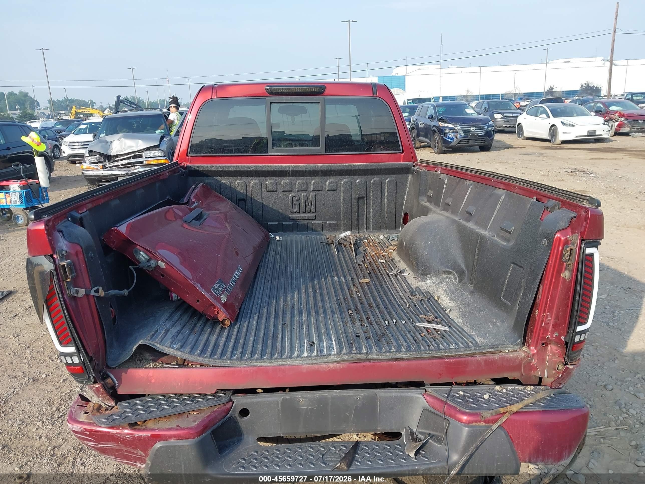 2010 Chevrolet Colorado 1lt Red vin: 1GCKTCDE7A8137799