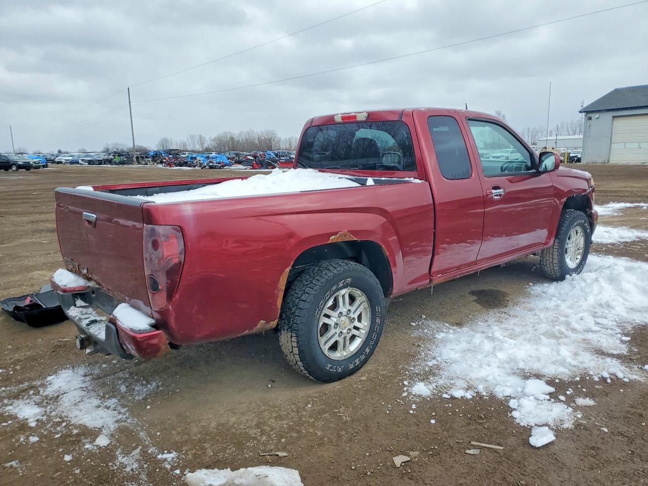2010 Chevrolet Colorado Lt Red vin: 1GCKTCDEXA8132791