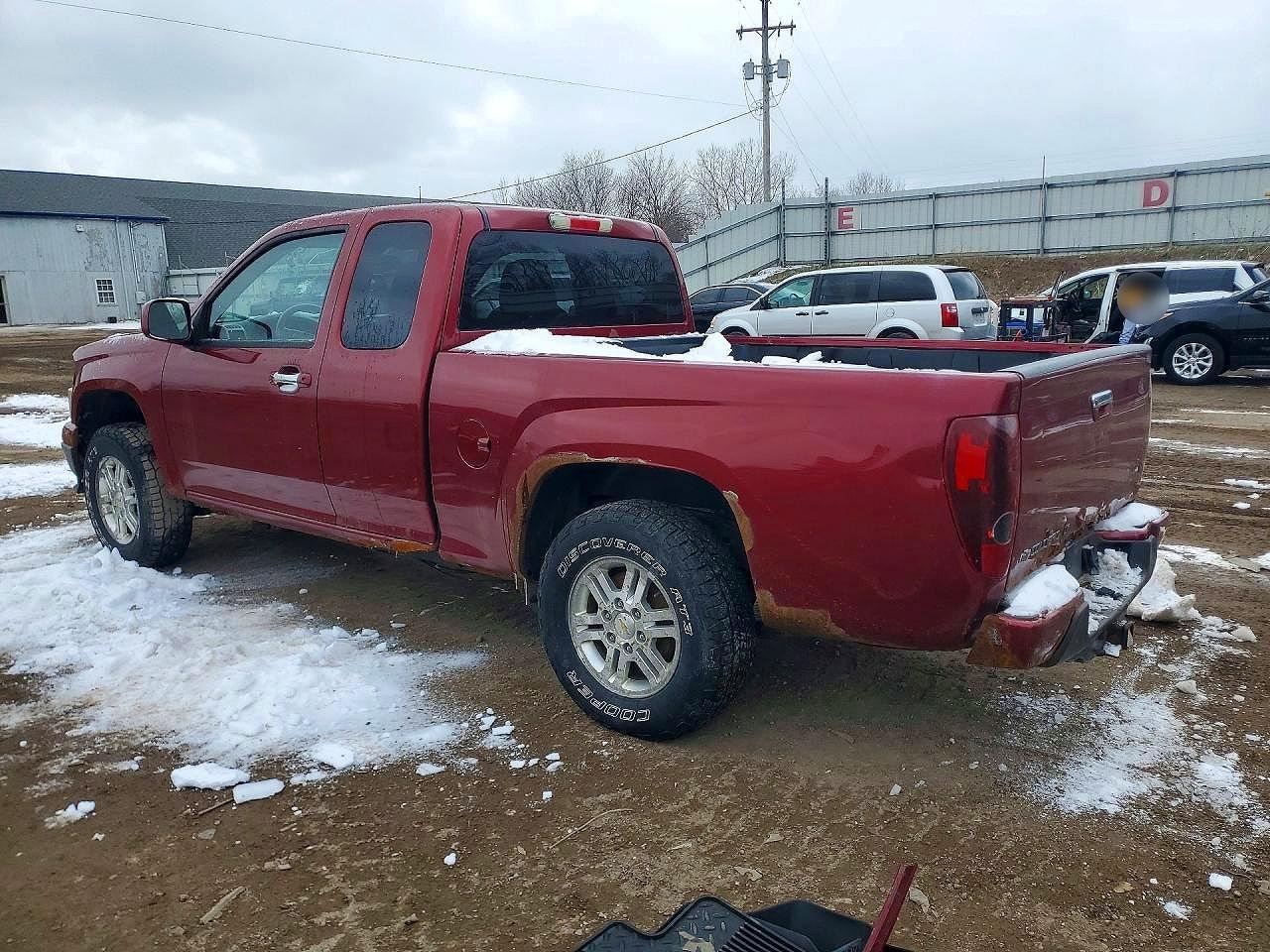 2010 Chevrolet Colorado Lt Red vin: 1GCKTCDEXA8132791