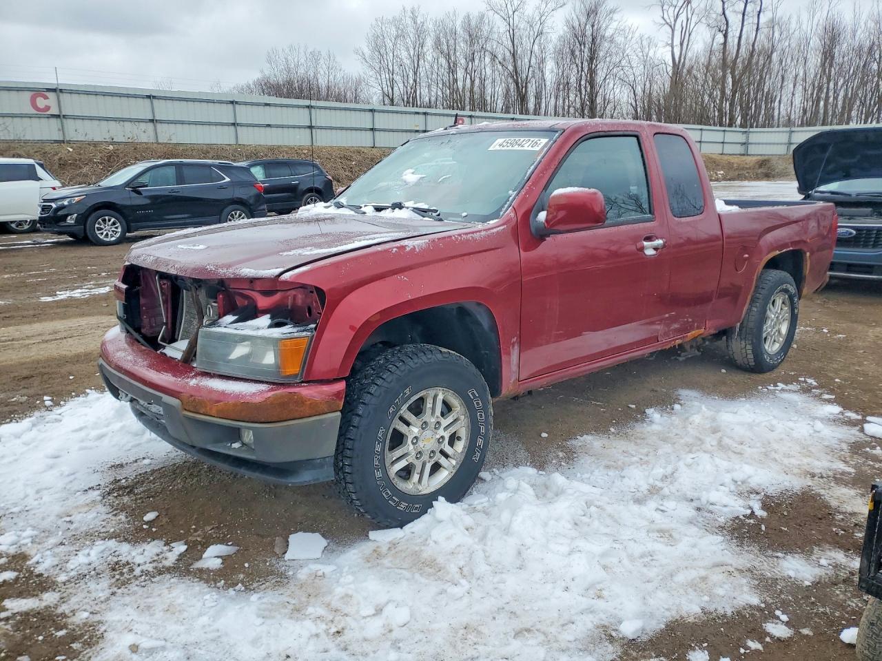 2010 Chevrolet Colorado Lt Красный vin: 1GCKTCDEXA8132791