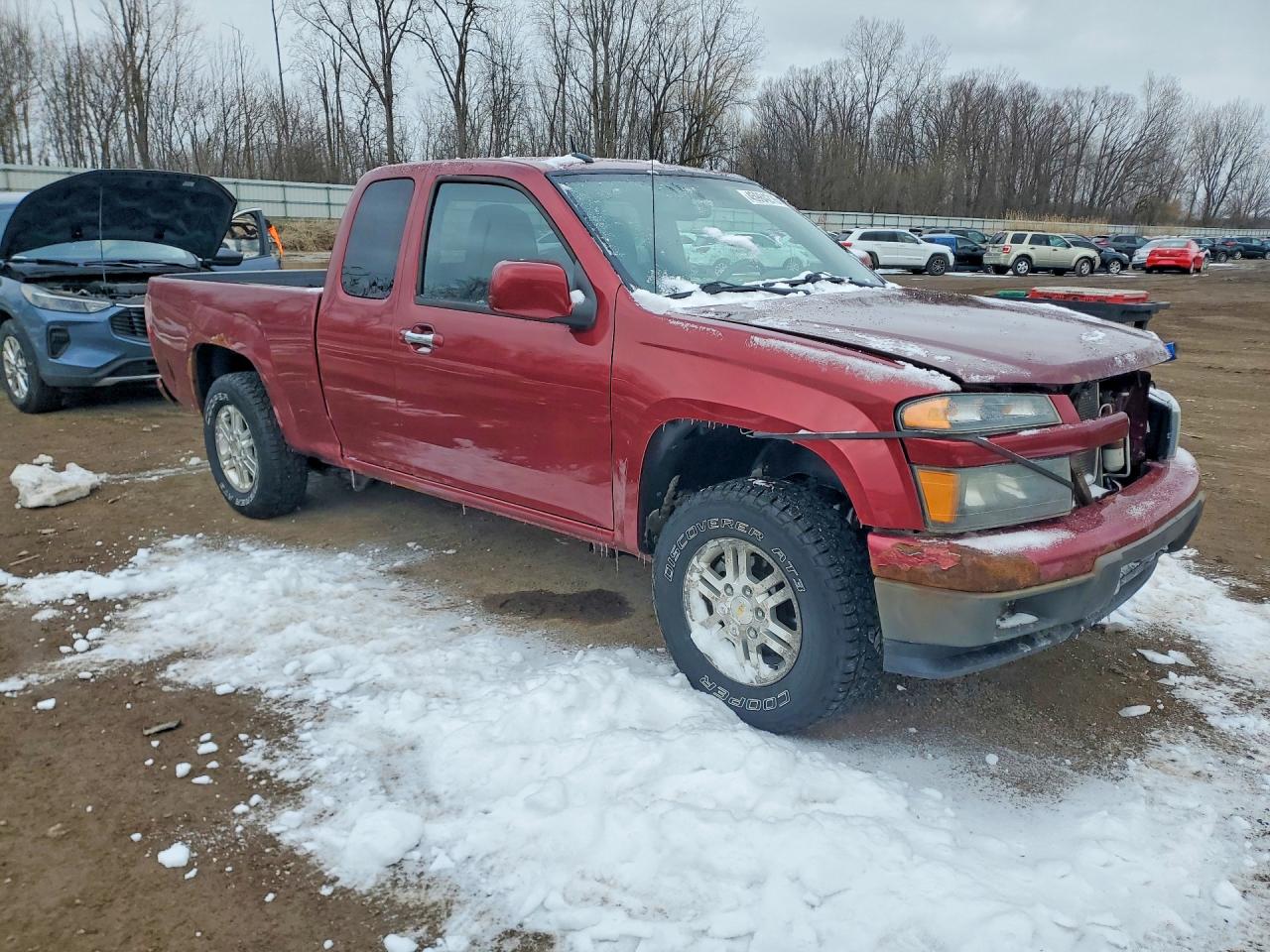 2010 Chevrolet Colorado Lt Red vin: 1GCKTCDEXA8132791