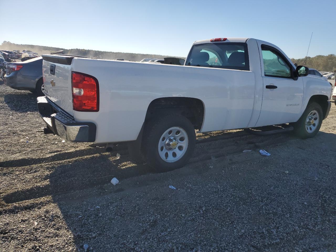 2012 Chevrolet Silverado C1500 White vin: 1GCNCPE04CZ226606