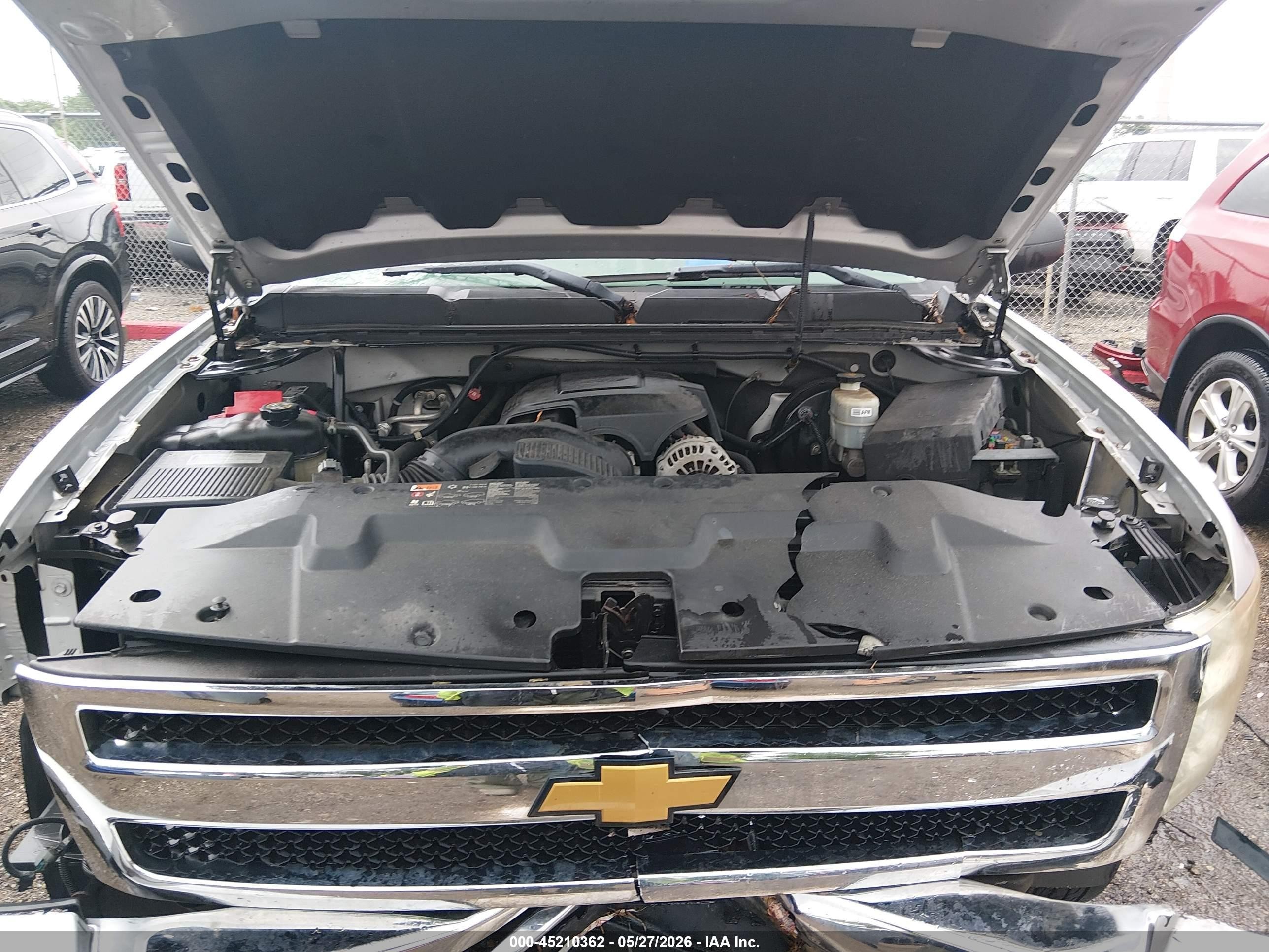 2011 Chevrolet Silverado 1500 Work Truck Silver vin: 1GCNCPEA2BZ260759