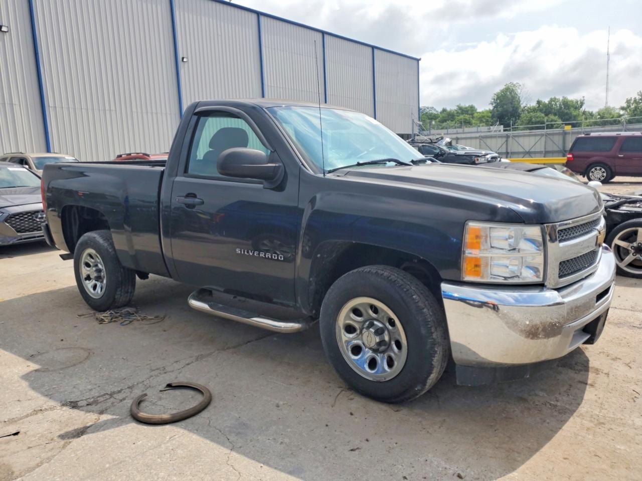2012 Chevrolet Silverado C1500 Black vin: 1GCNCPEA3CZ231479