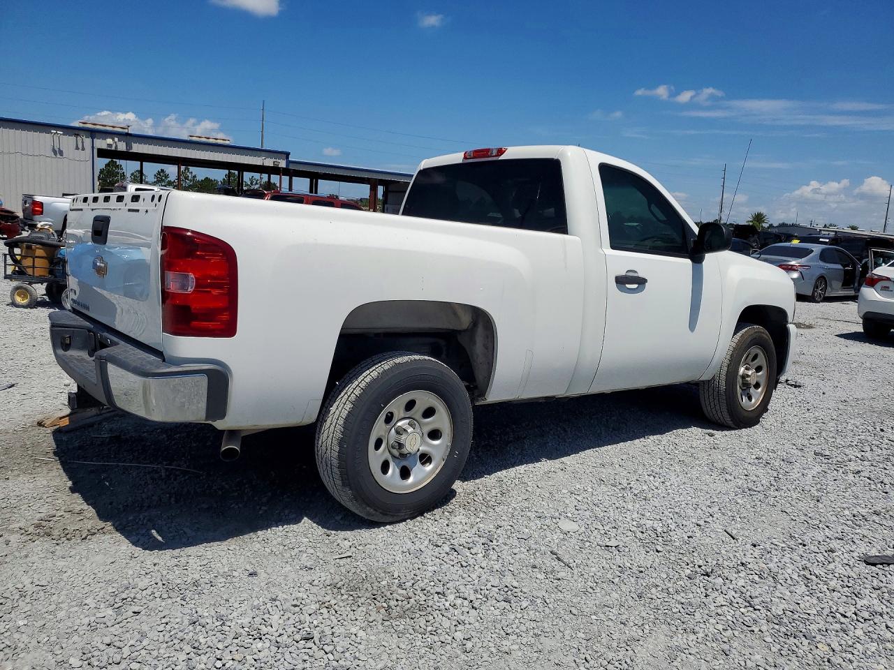 2012 Chevrolet Silverado C1500 White vin: 1GCNCPEA3CZ293433