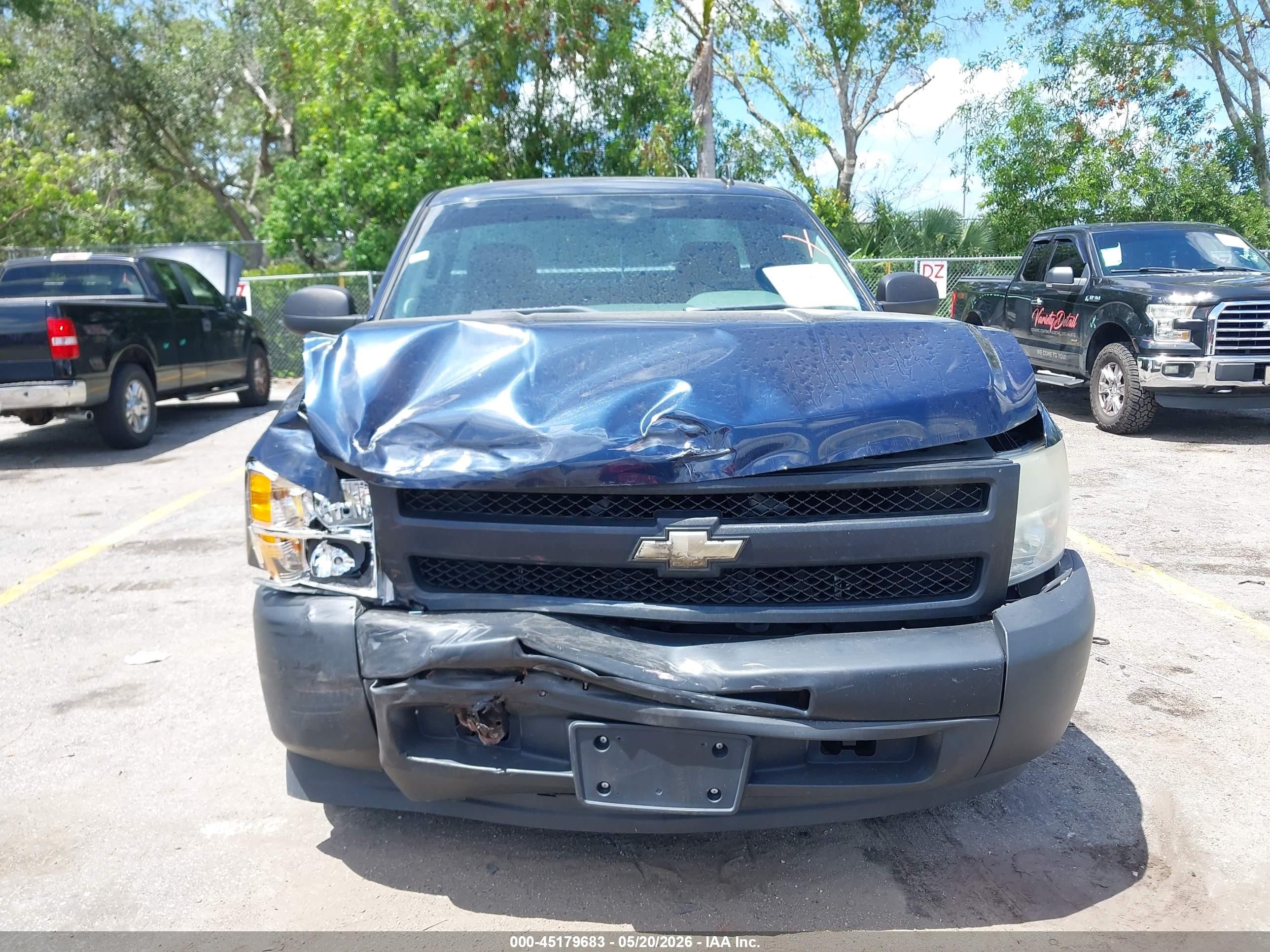 2011 Chevrolet Silverado 1500 Work Truck Blue vin: 1GCNCPEA6BZ259856