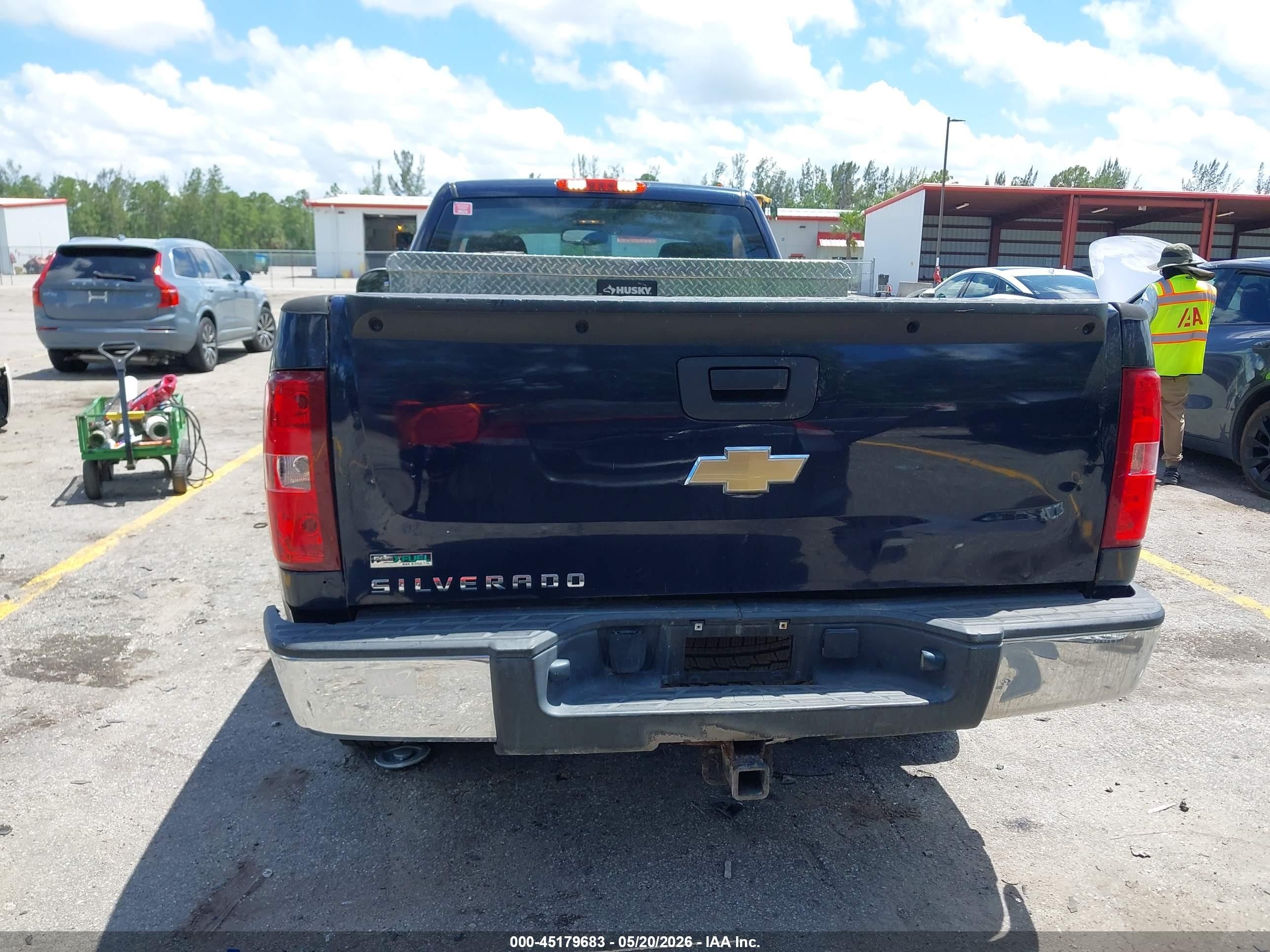 2011 Chevrolet Silverado 1500 Work Truck Blue vin: 1GCNCPEA6BZ259856