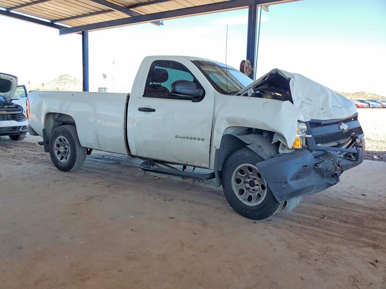 2011 Chevrolet Silverado C1500 White vin: 1GCNCPEA7BZ328926