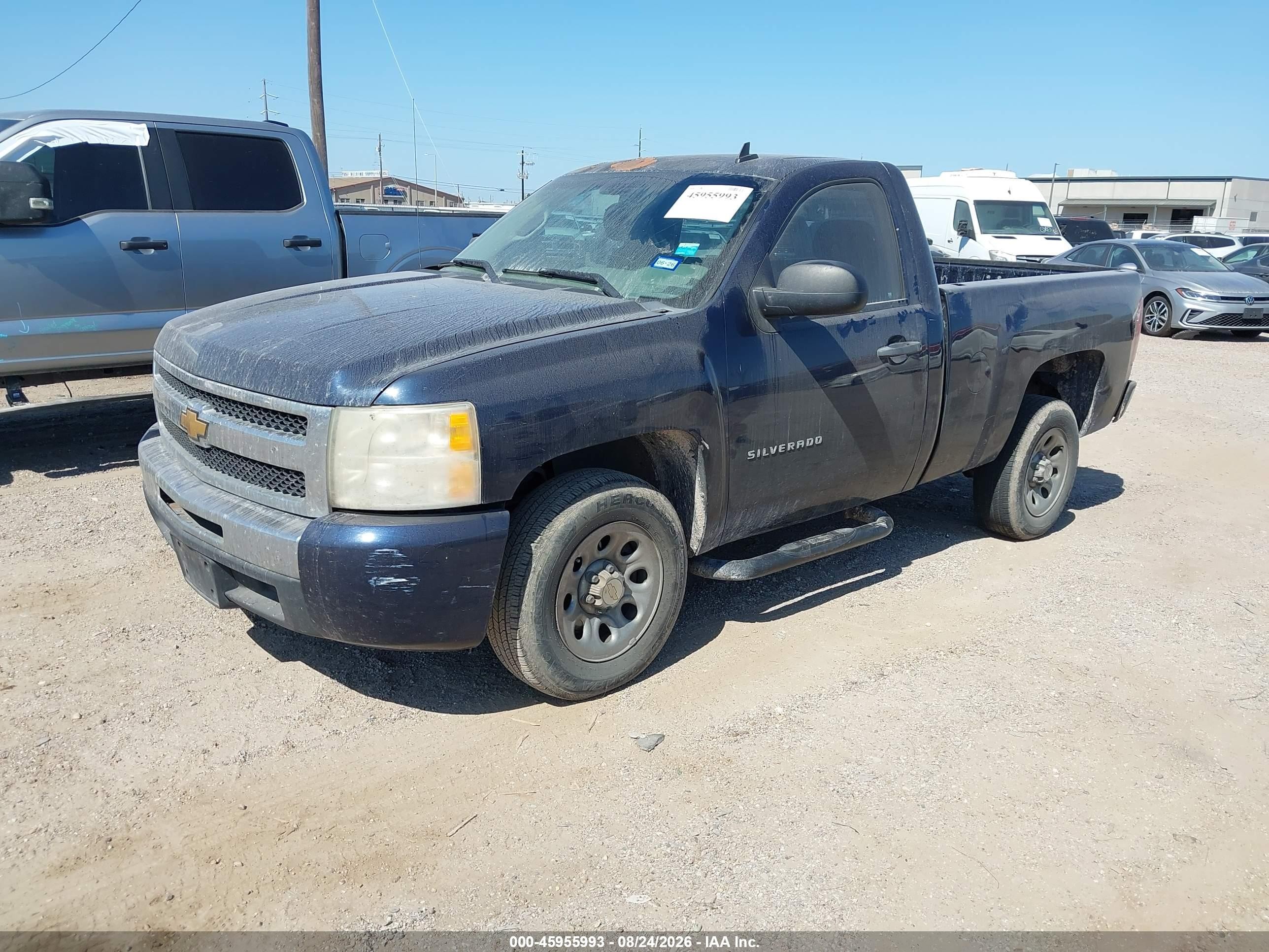 2011 Chevrolet Silverado 1500 Work Truck Blue vin: 1GCNCPEA7BZ331227