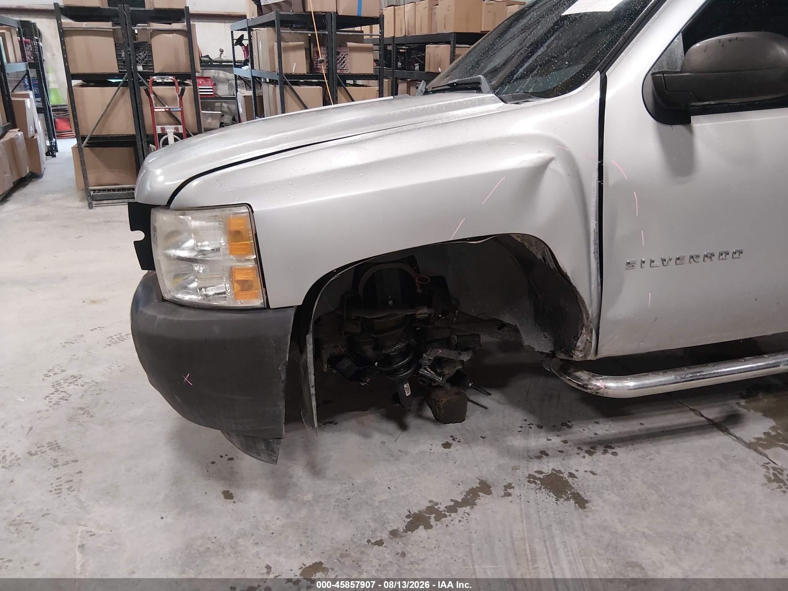 2011 Chevrolet Silverado 1500 Work Truck Silver vin: 1GCNCPEA8BZ285276