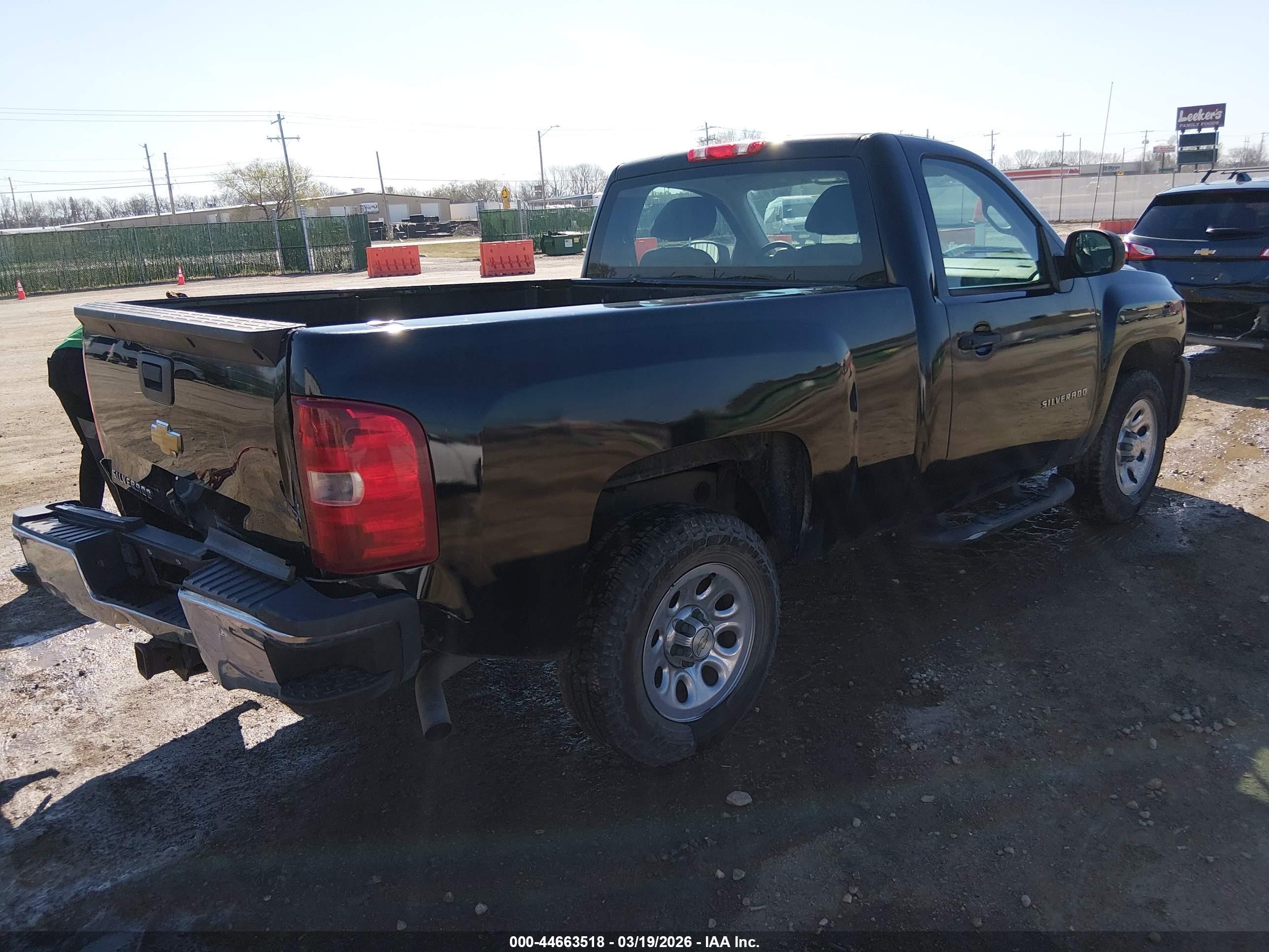 2013 Chevrolet Silverado 1500 Work Truck Black vin: 1GCNCPEA8DZ338576